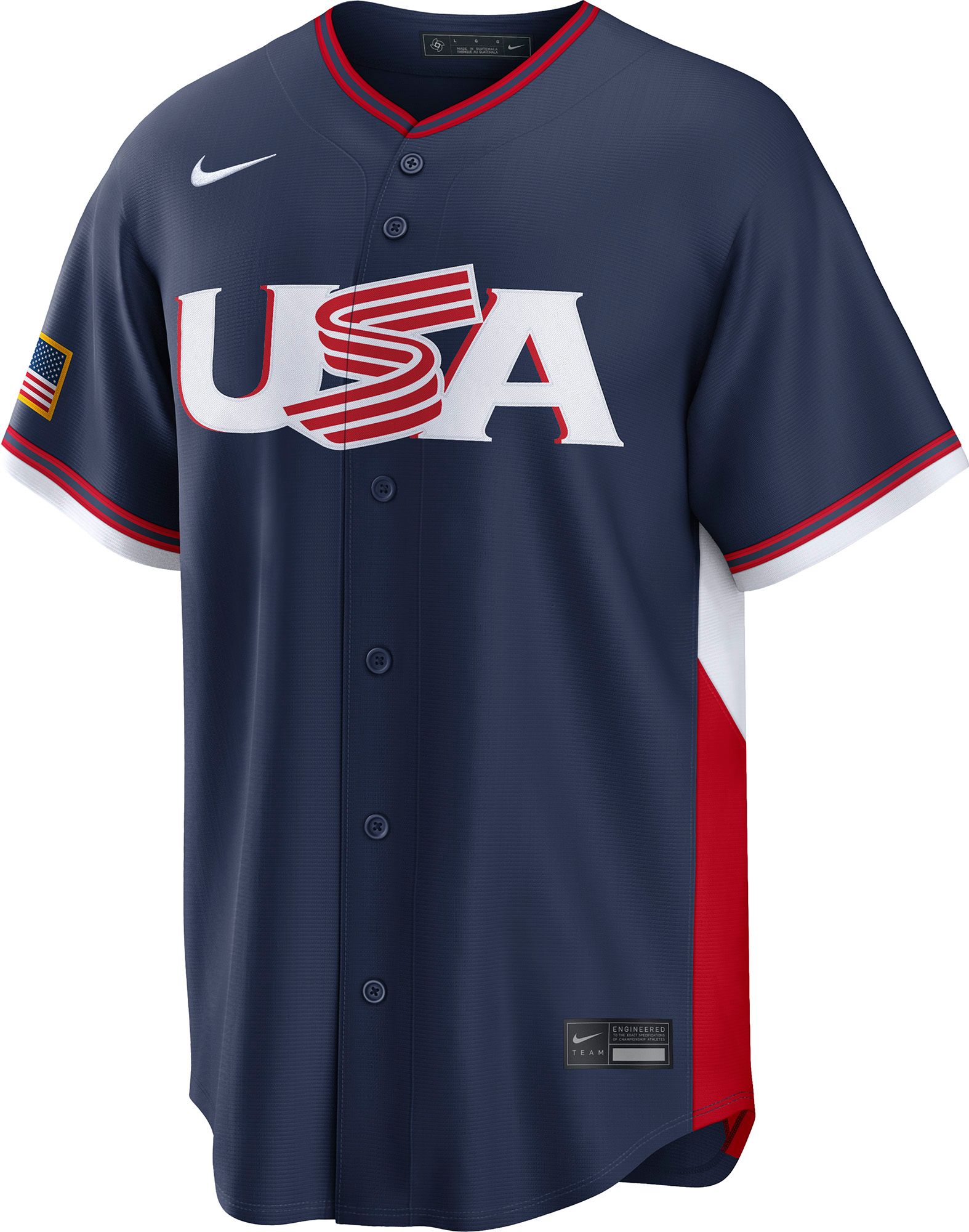 Nike Men's World Baseball Classic 2026 USA Navy Bryce Harper #24 Stadium Road Jersey product image