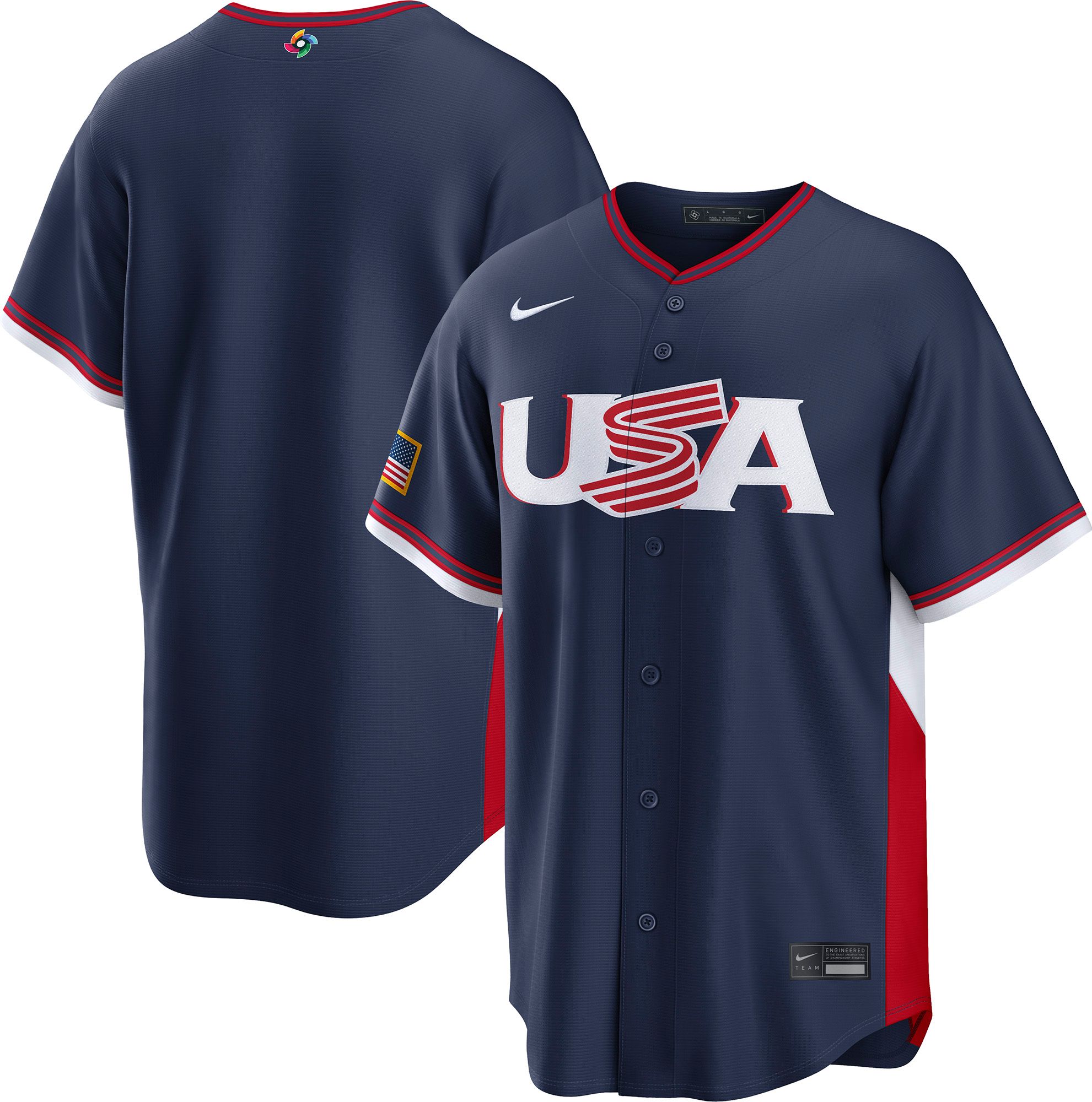 Nike Men's  World Baseball Classic 2026 USA Blank Road Jersey product image