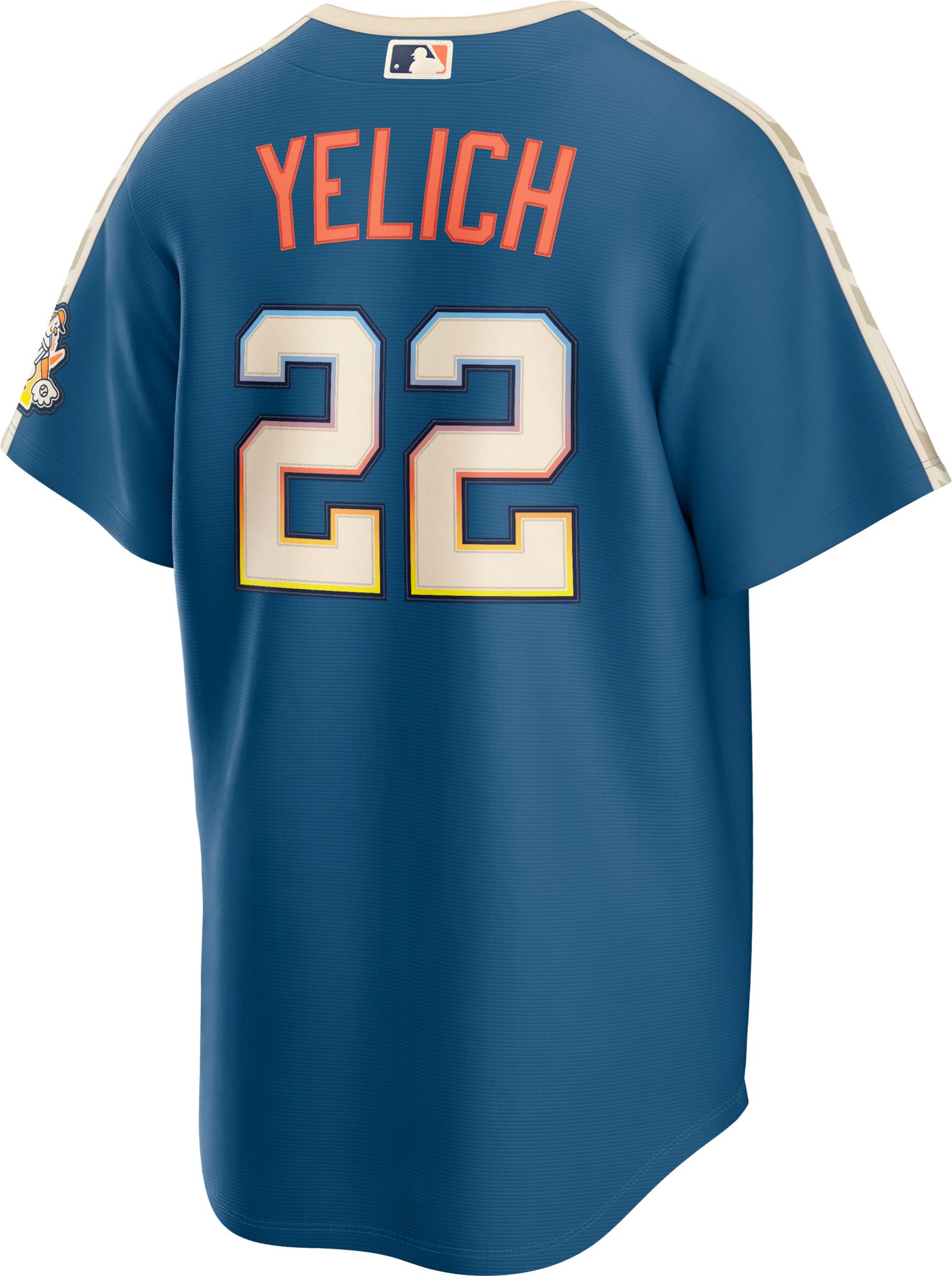 Nike Men's Milwaukee Brewers Christian Yelich #22 2026 City Connect Stadium Jersey product image