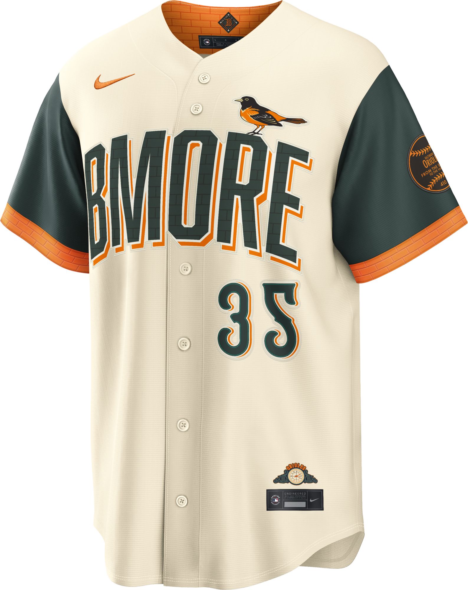 Nike Men's Baltimore Orioles Adley Rutschman #35 2026 City Connect Stadium Jersey product image