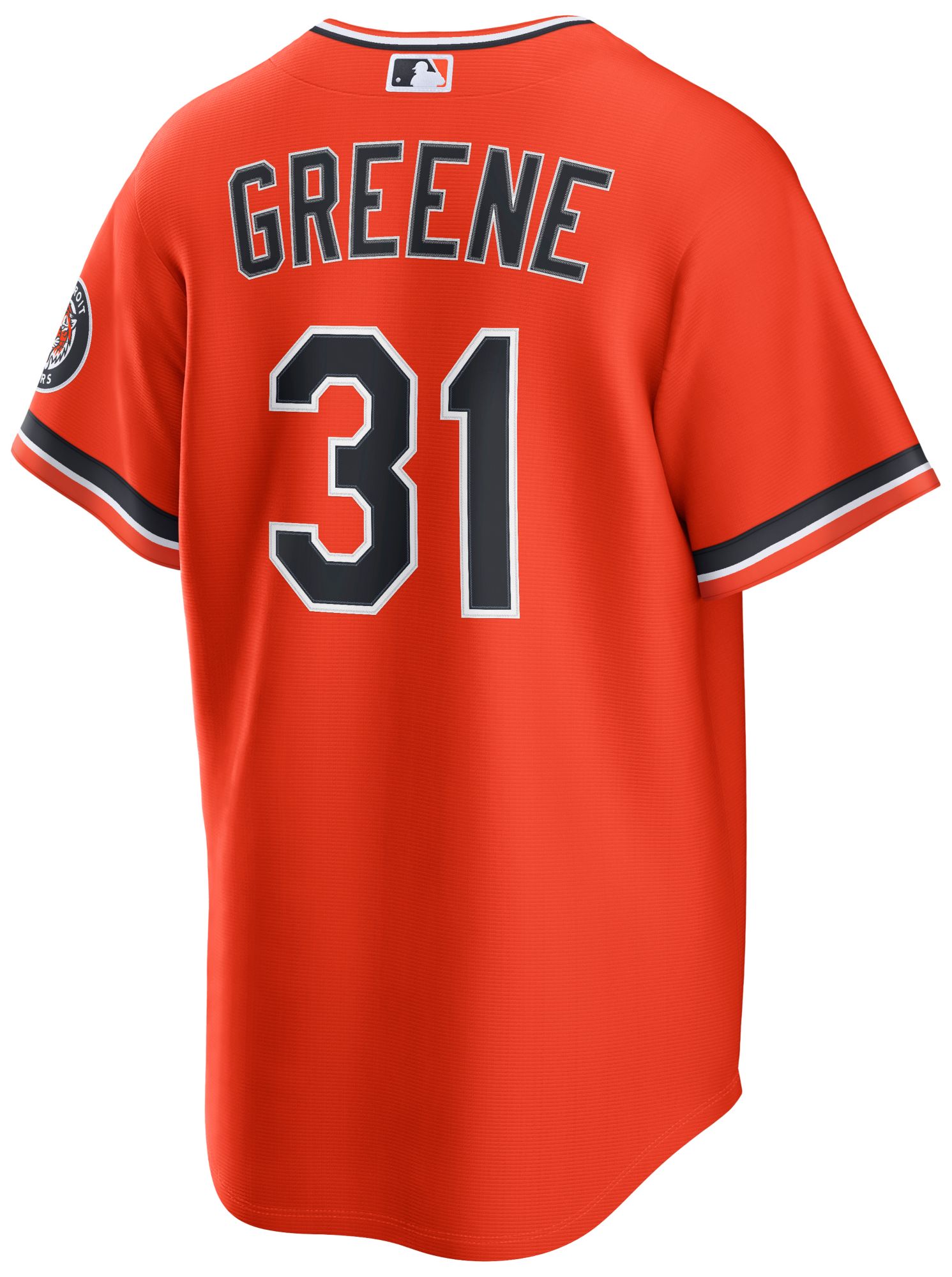 Nike Men's Detroit Tigers Orange Riley Greene #31 Alternate Stadium Jersey product image