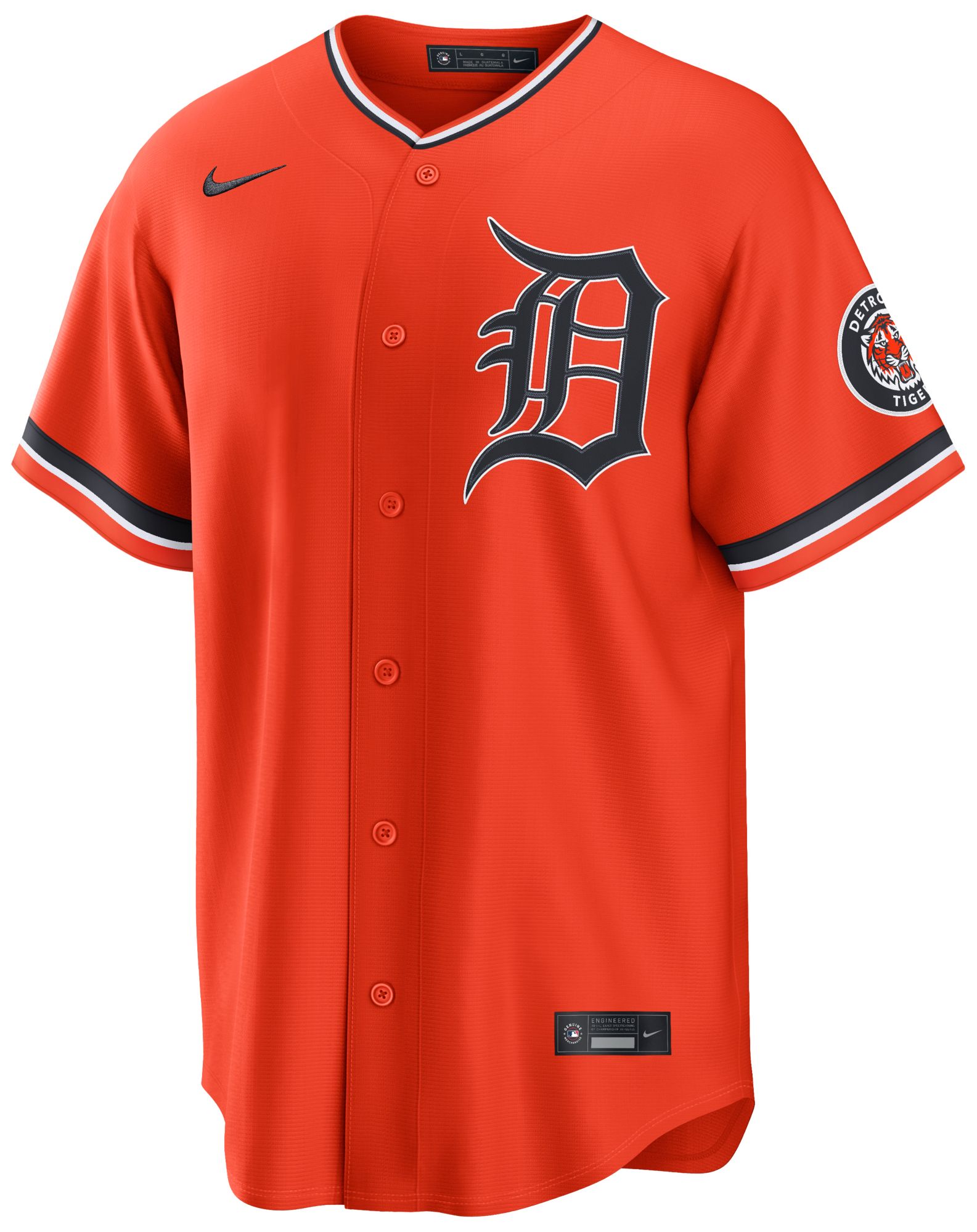 Nike Men's Detroit Tigers Orange Riley Greene #31 Alternate Stadium Jersey product image