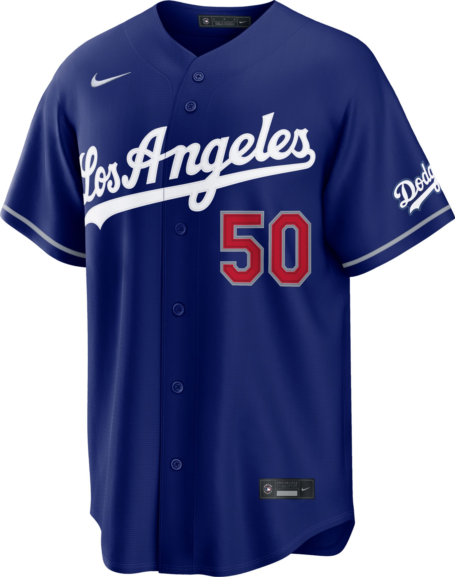 Nike Men's Los Angeles Dodgers Mookie Betts #50 Alternate Royal Blue Jersey product image
