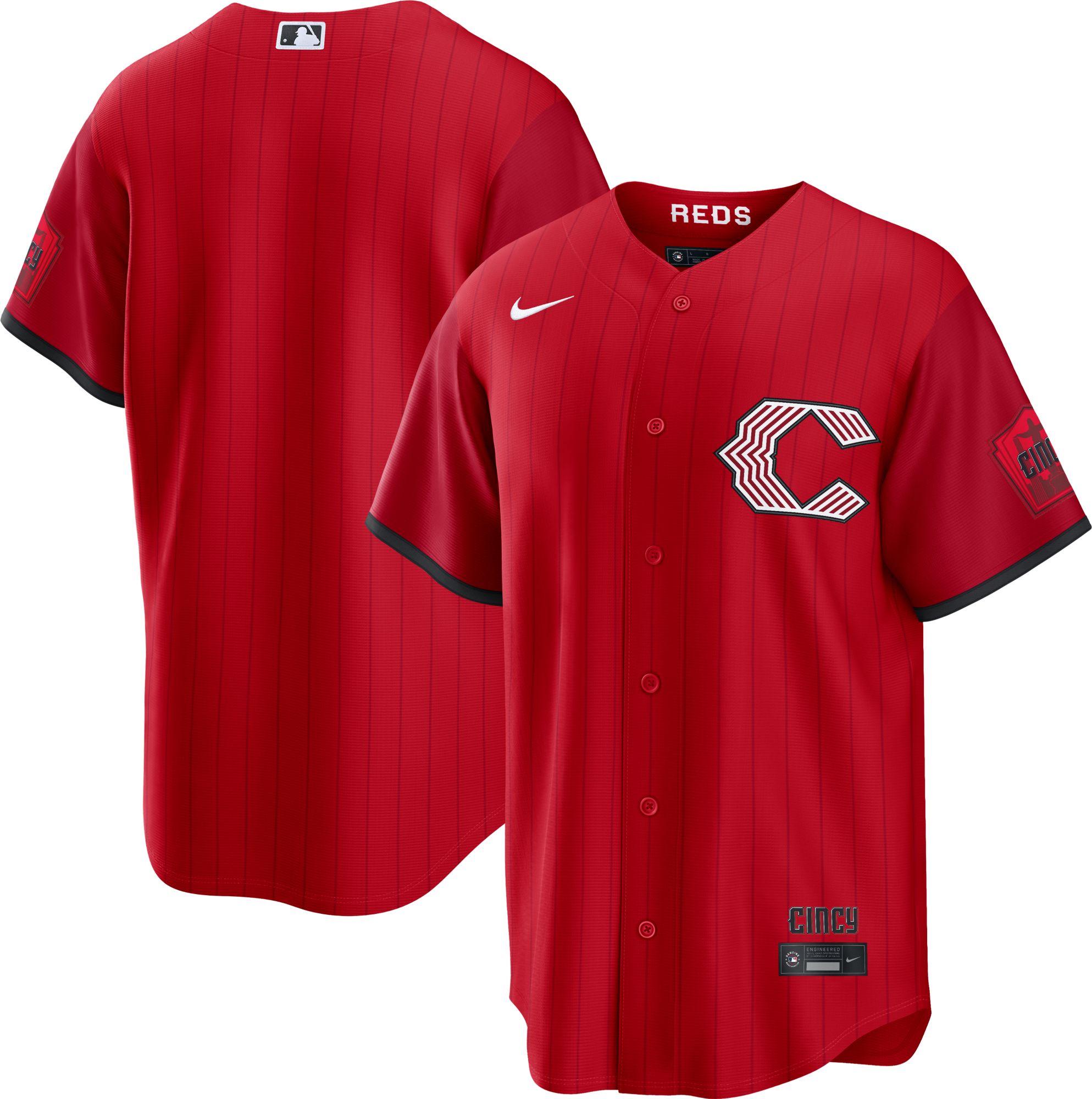 Nike Men's Cincinnati Reds 2026 City Connect Blank Stadium Jersey product image