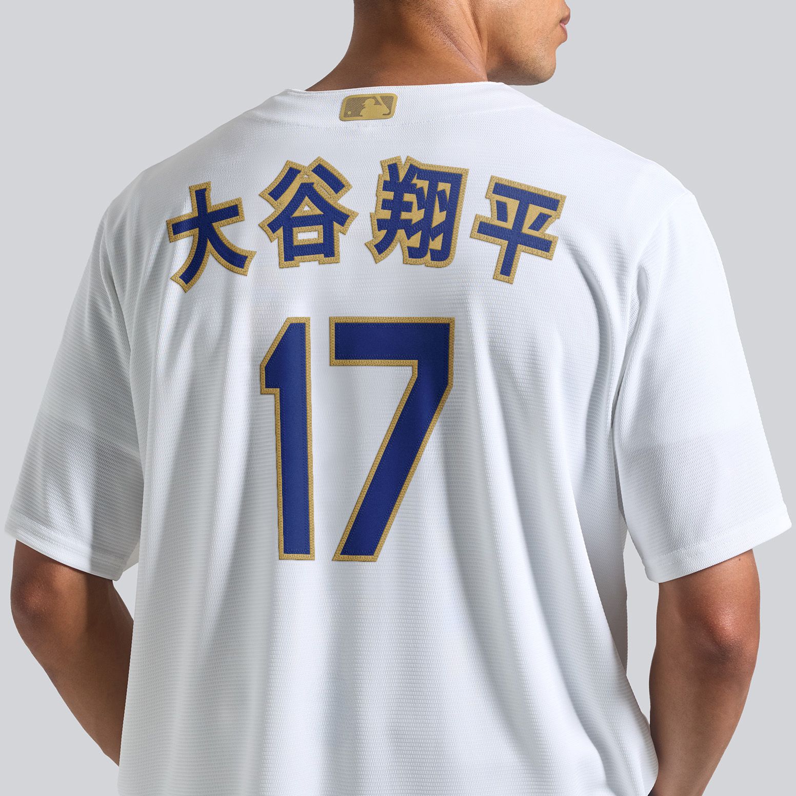 Nike Men's Los Angeles Dodgers Shohei Ohtani #17 Kanji 2026 Gold Collection Jersey product image