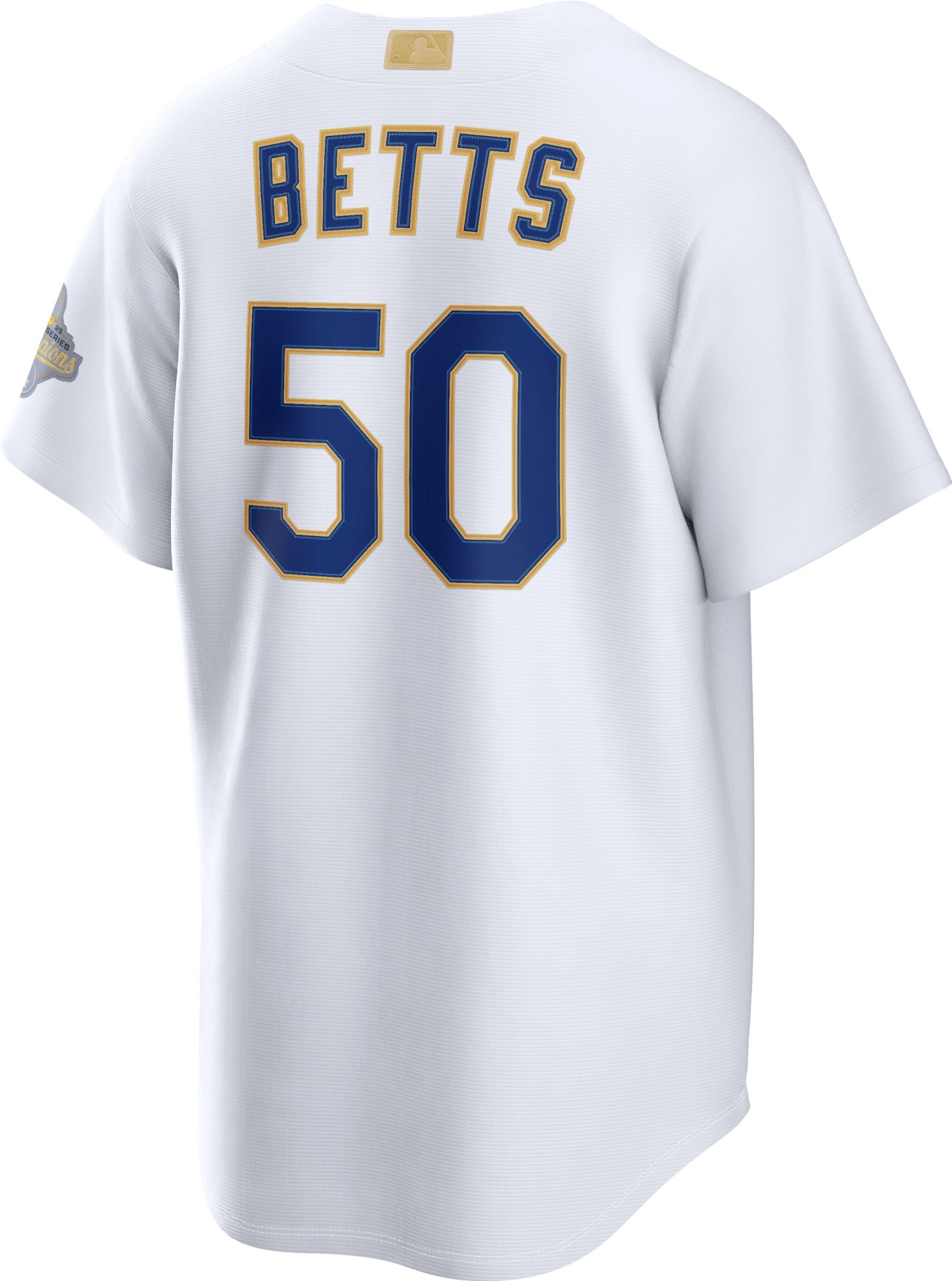 Nike Men's Los Angeles Dodgers Mookie Betts #50 2026 Gold Collection Jersey product image