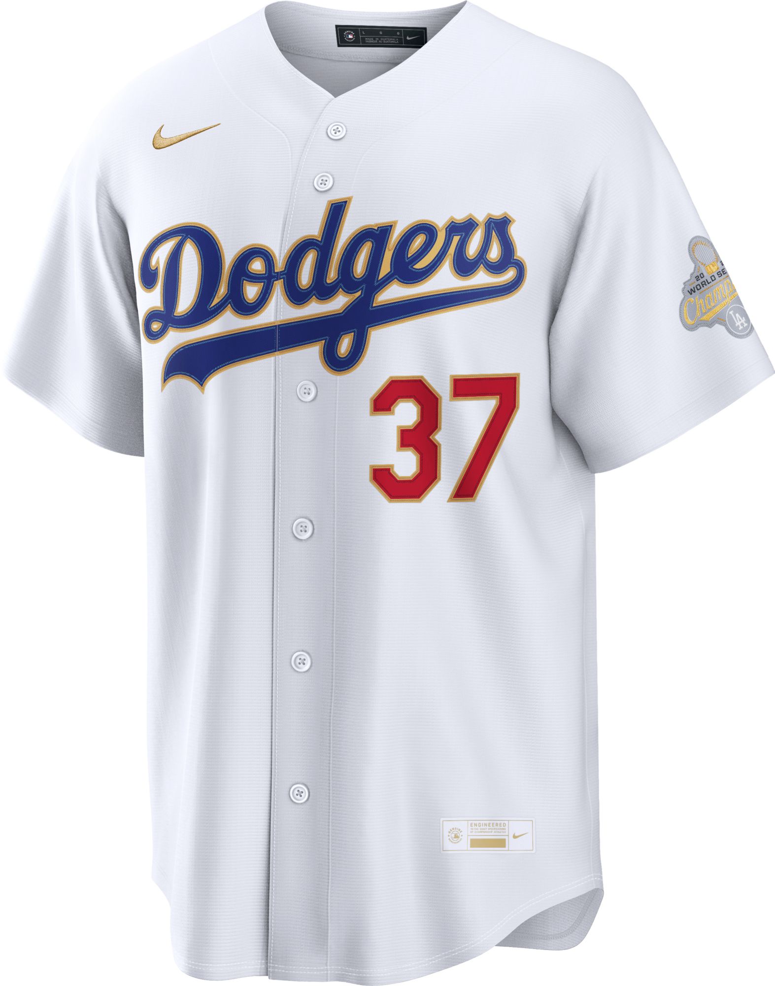 Nike Men's Los Angeles Dodgers Teoscar Hernandez #37 2026 Gold Collection Jersey product image