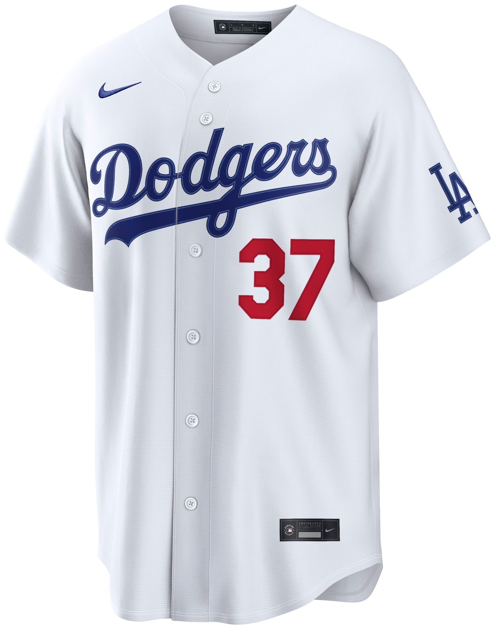 Nike Men's Los Angeles Dodgers Teoscar Hernandez #37 White Home Stadium Jersey product image