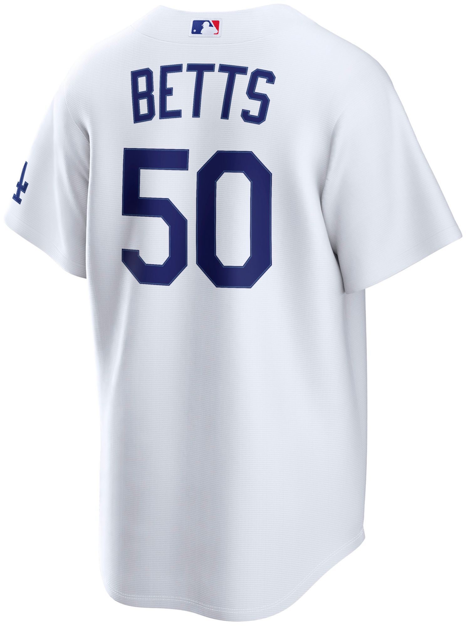 Nike Men's Los Angeles Dodgers Mookie Betts #50 White Home Stadium Jersey product image