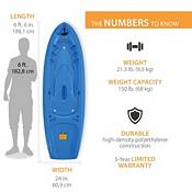 Lifetime Youth Recruit Kayak and Paddle Package product image