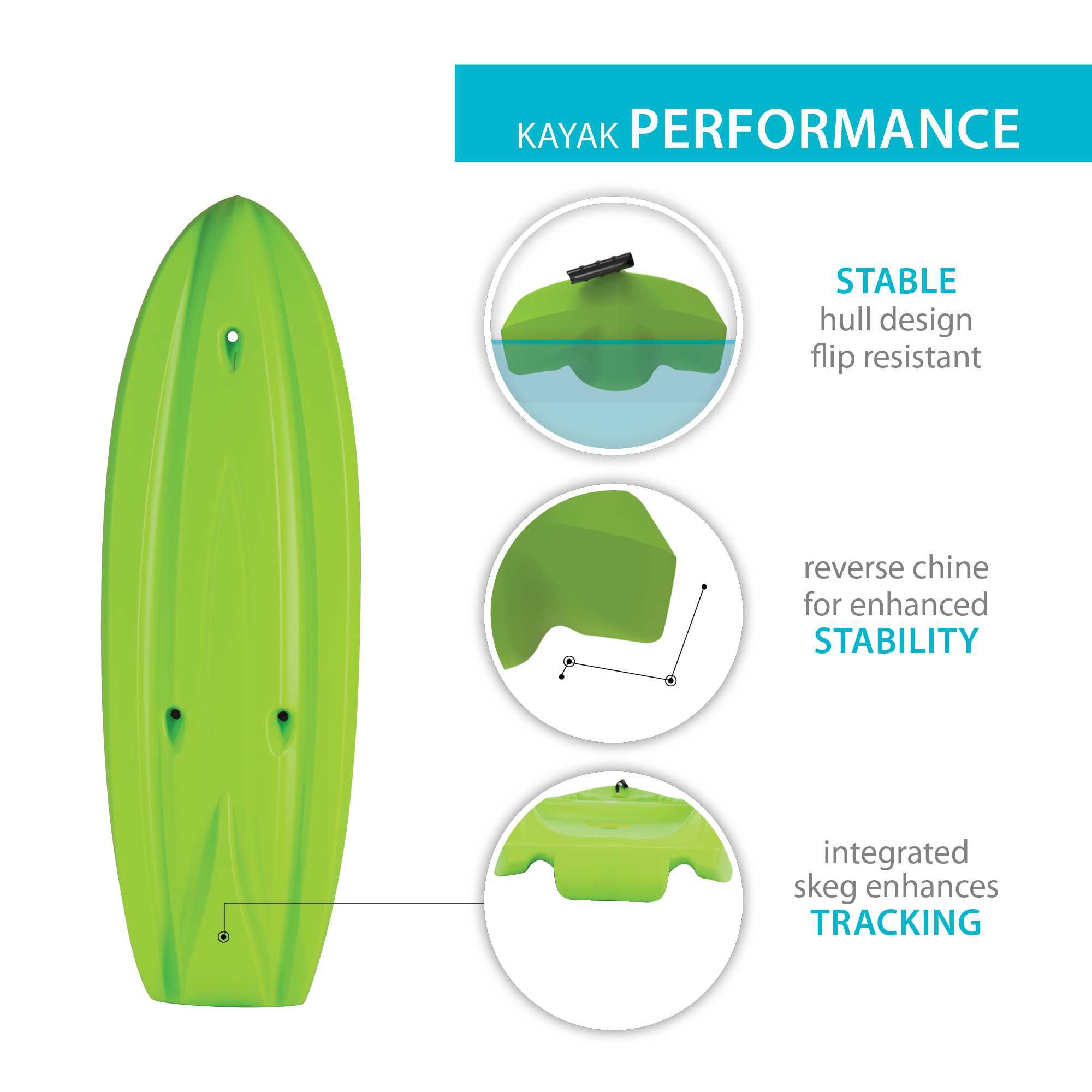 Lifetime Youth Recruit Kayak and Paddle Package product image