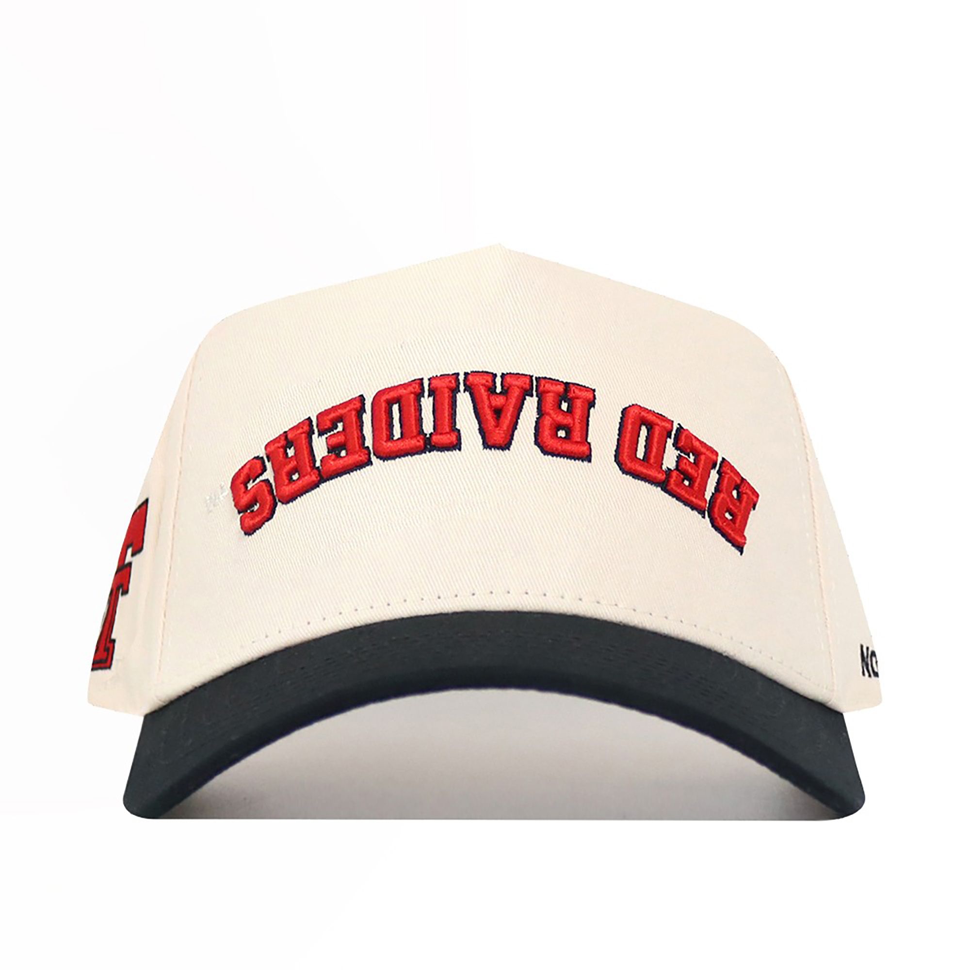 No Rivals Adult Texas Tech Red Raiders Black Upside Down Adjustable Snapback product image