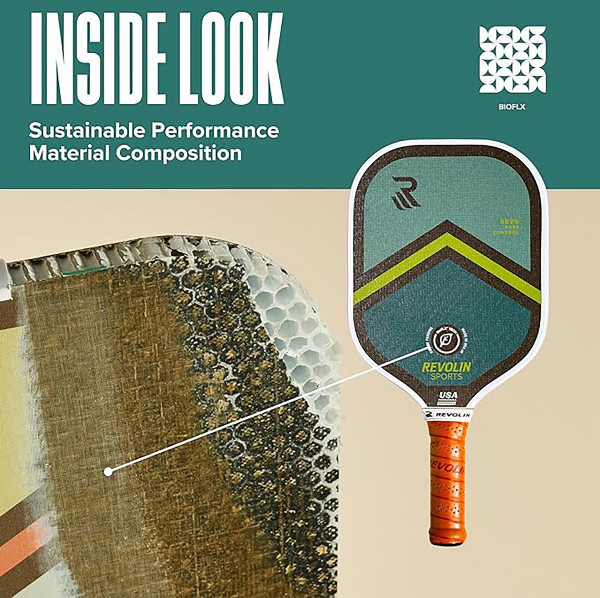 Revolin Revo Pure Control 16mm Pickleball Paddle product image