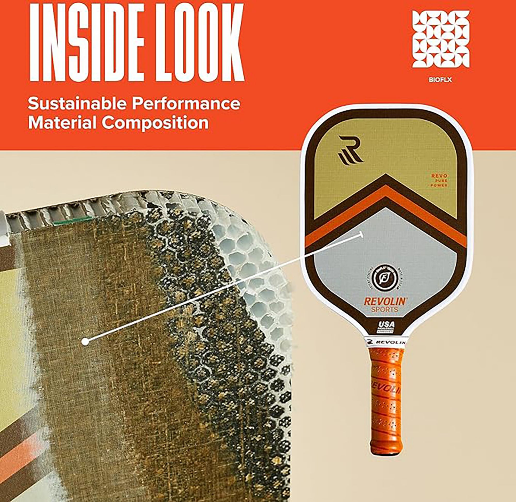 Revolin Pure Power 13mm Pickleball Paddle product image