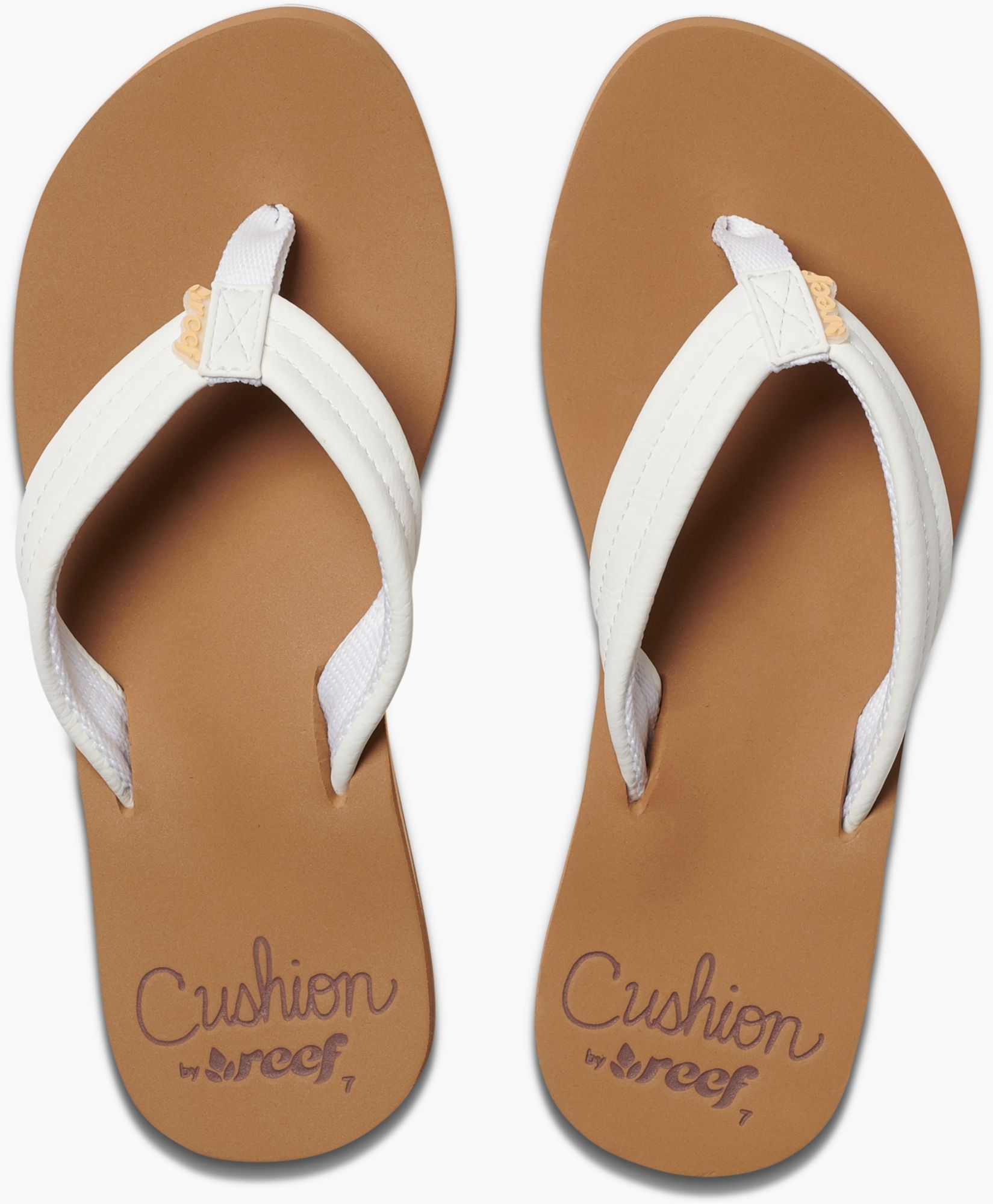 cushioned flip flops womens