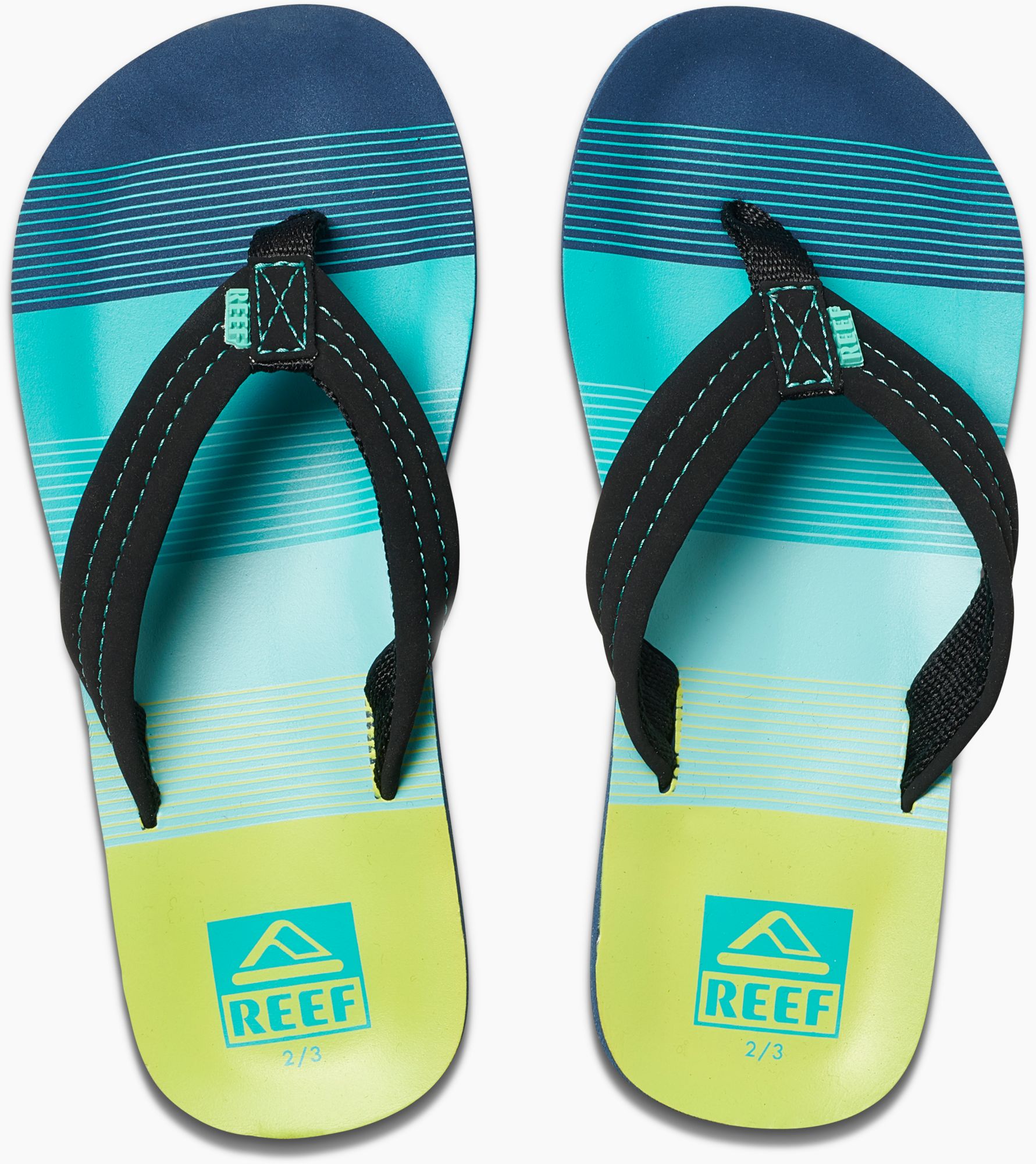 Reef Kids' Ahi Aqua Flip Flops