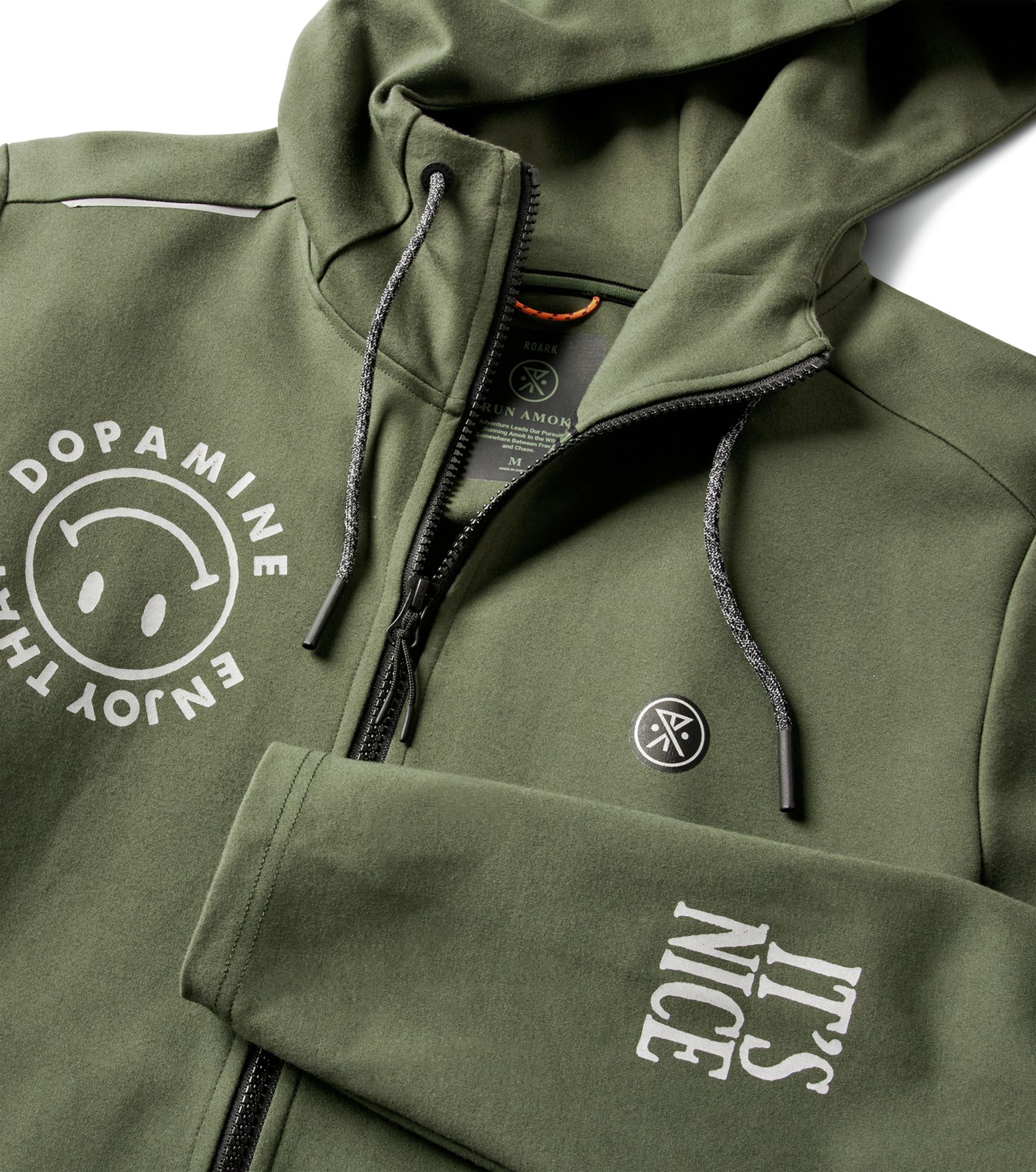 Roark Run Amok Men's El Morro Fleece Full-Zip Hoodie product image