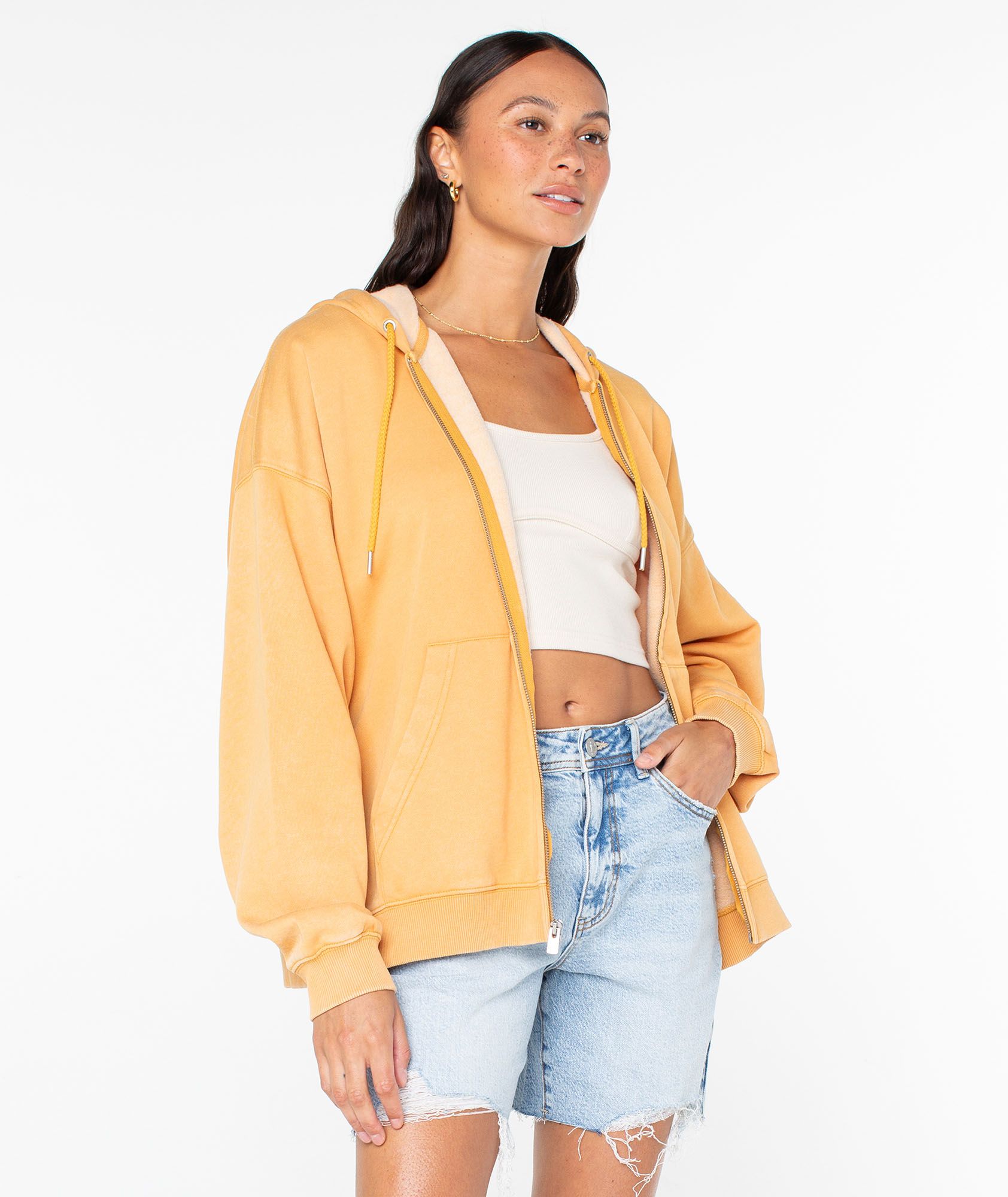 Roxy Women's Lineup Oversized Zip Cover-Up product image