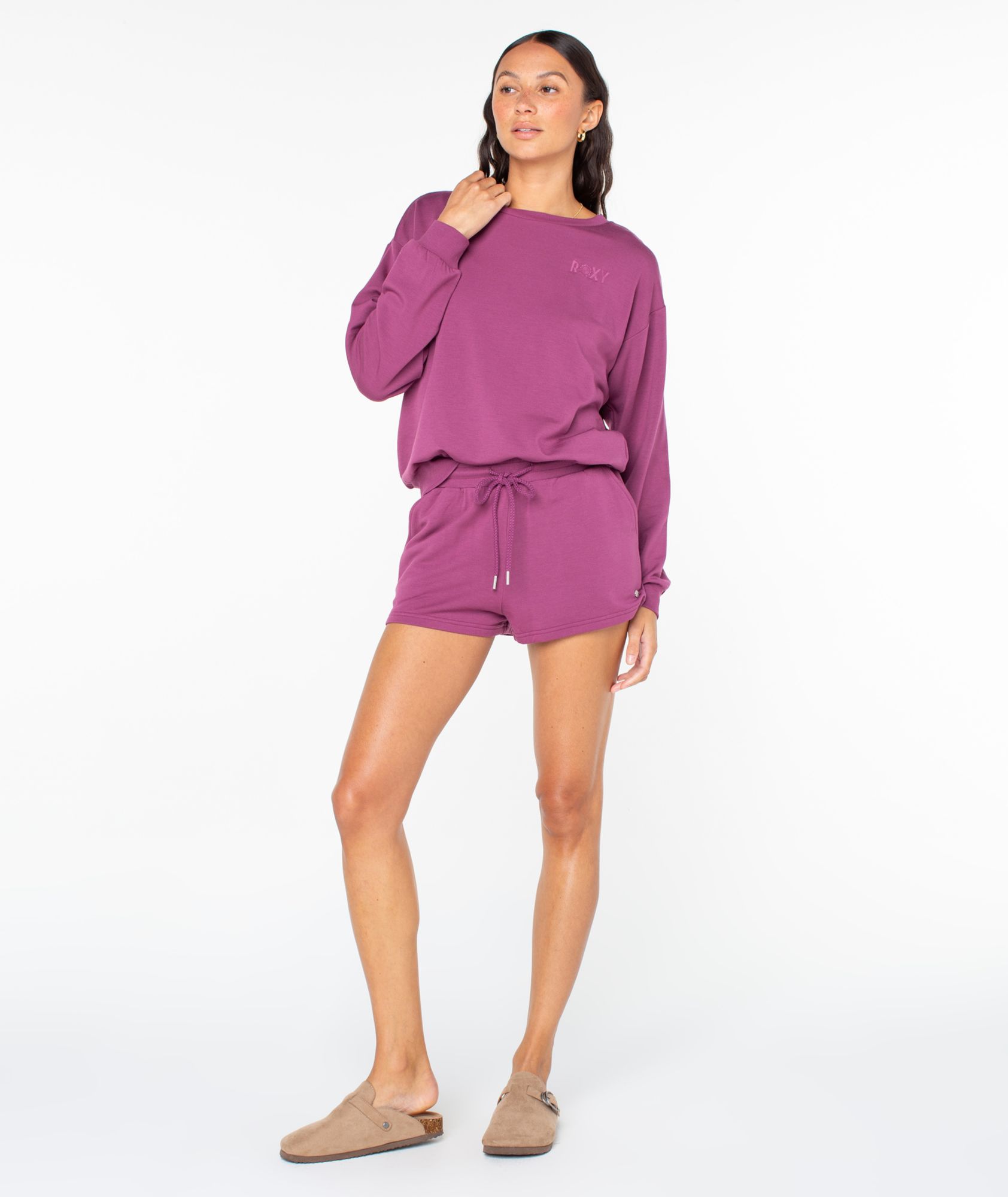 Roxy Women's Surfing By Moonlight Crewneck Sweatshirt product image