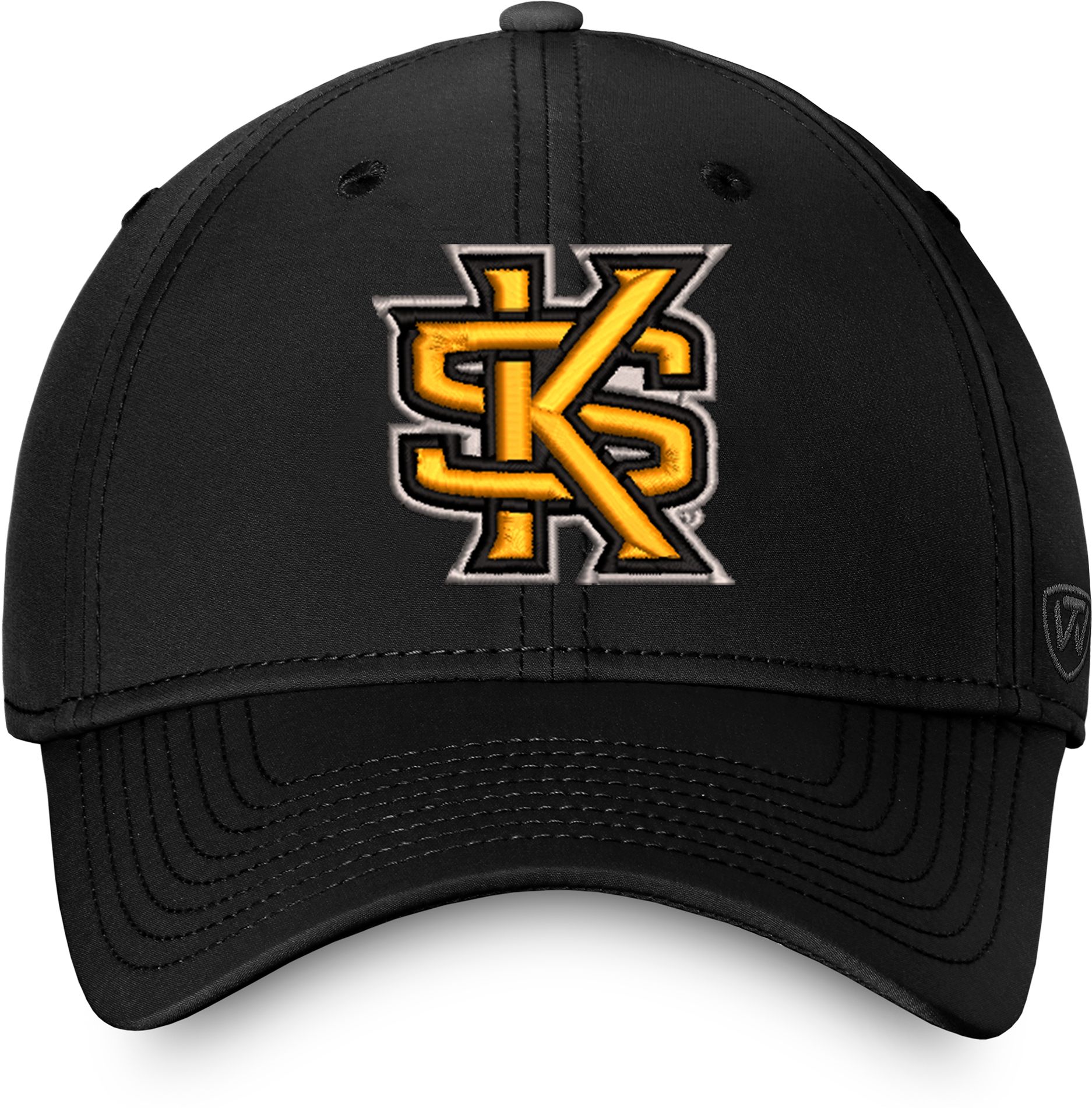 Top of the World Men's Kennesaw State Owls Black Reflex Stretch Fit Hat product image