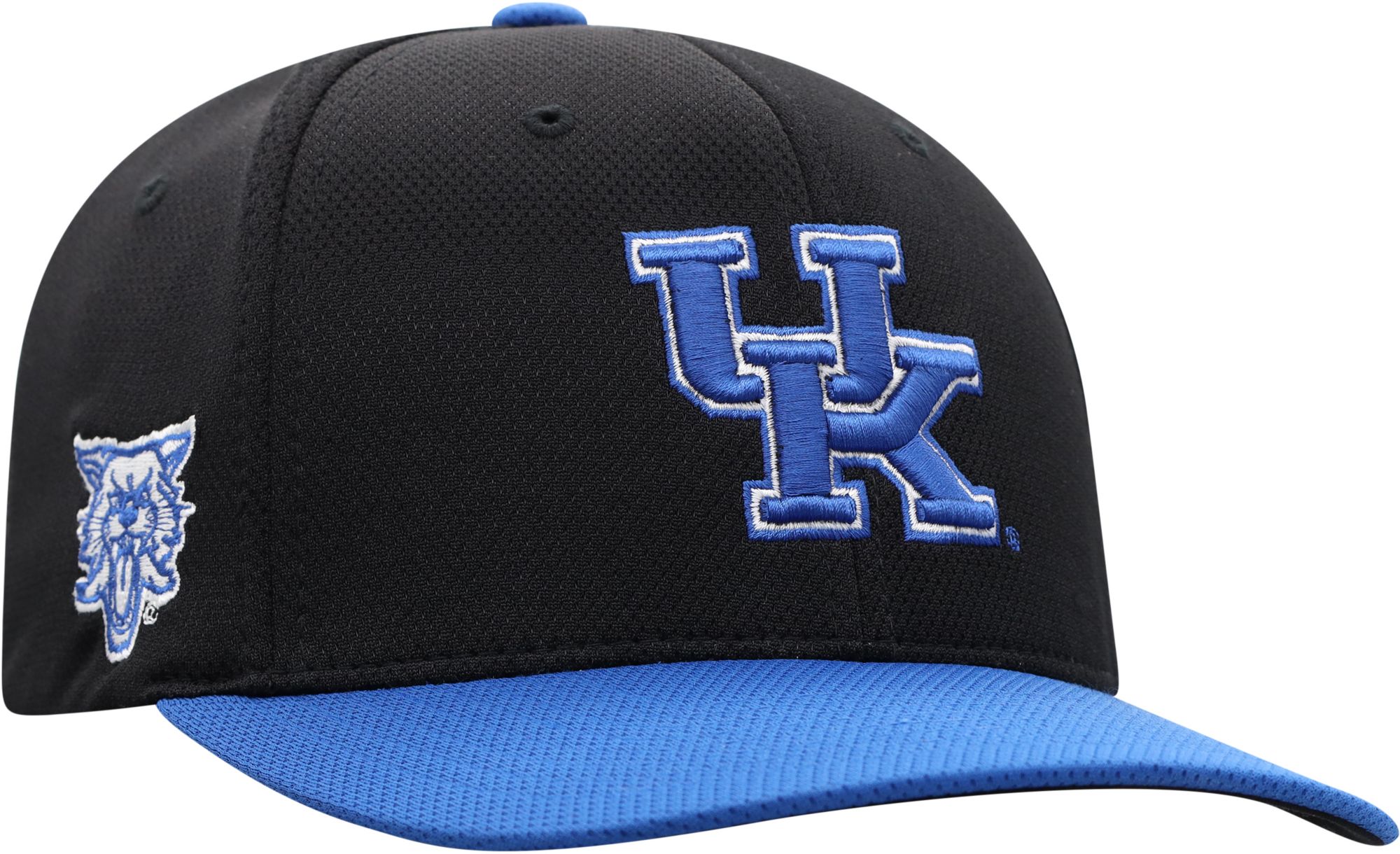 Top of the World Men's Kentucky Wildcats Black/Blue Stretch-Fit Hat product image