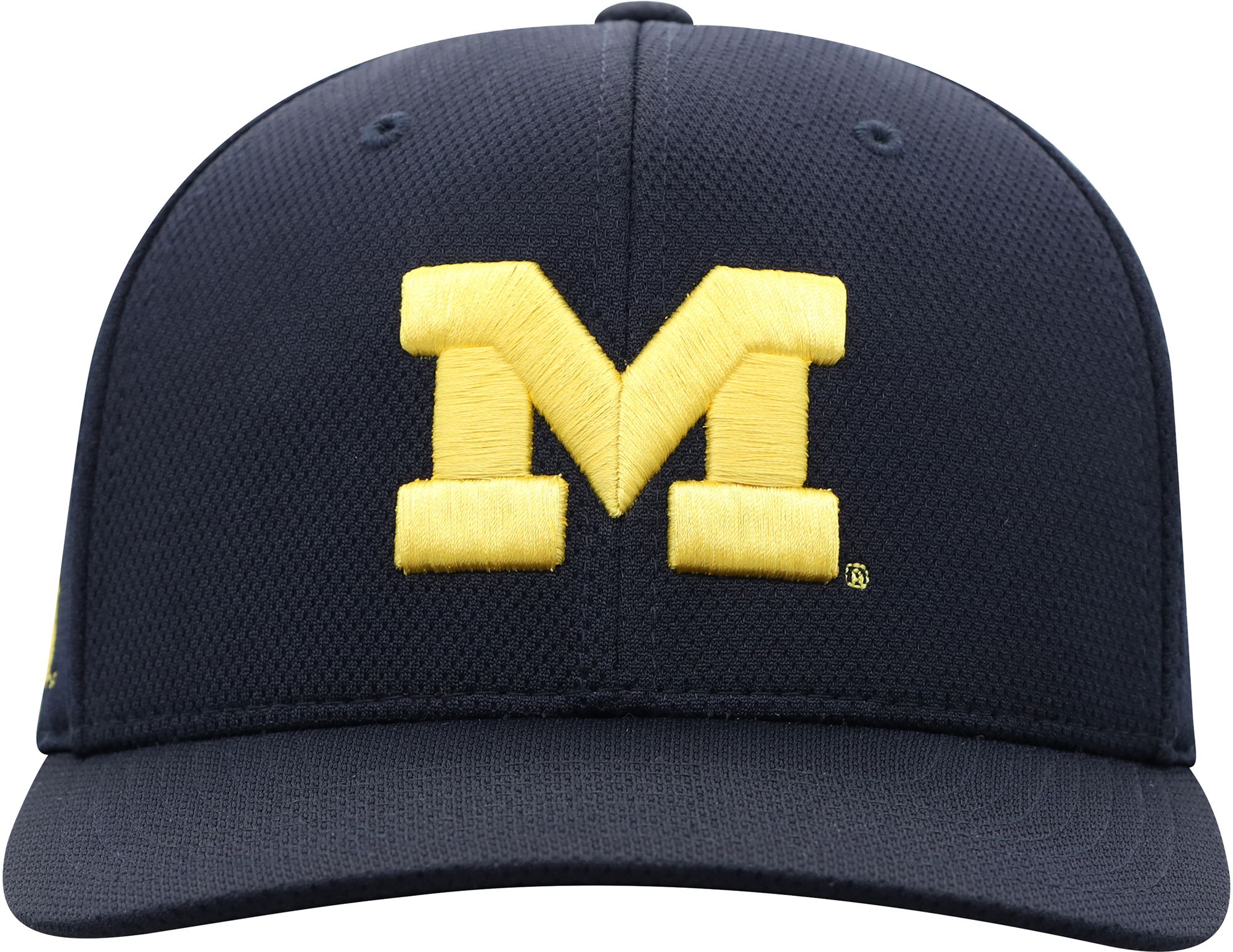 Top of the World Men's Michigan Wolverines Blue Reflex Stretch Fit Hat