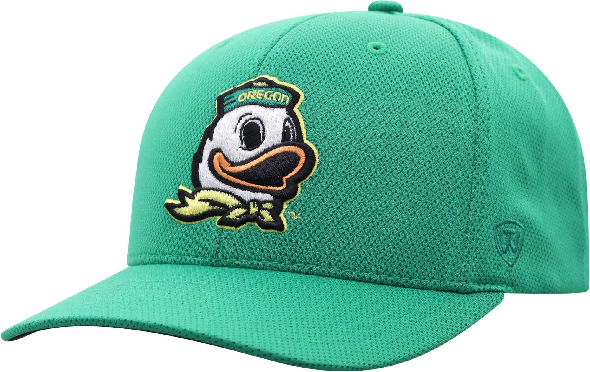 Top of the World Men's Oregon Ducks Green Reflex Stretch Fit Hat product image
