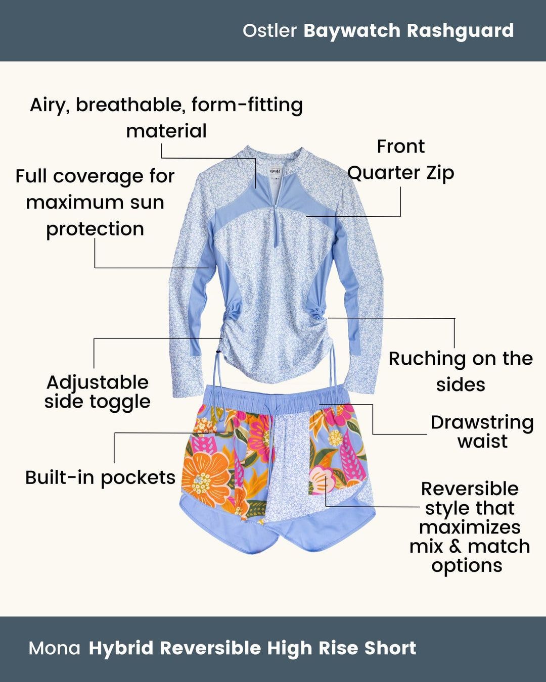 Nani Swimwear Women's Batwatch Rashguard product image