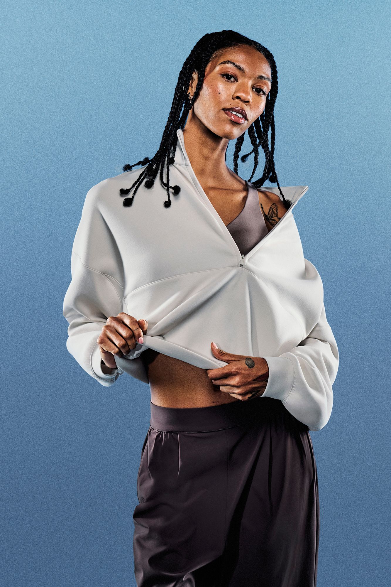 Nike Women's 24.7 ImpossiblySoft Oversized 1/2 Zip Sweatshirt product image