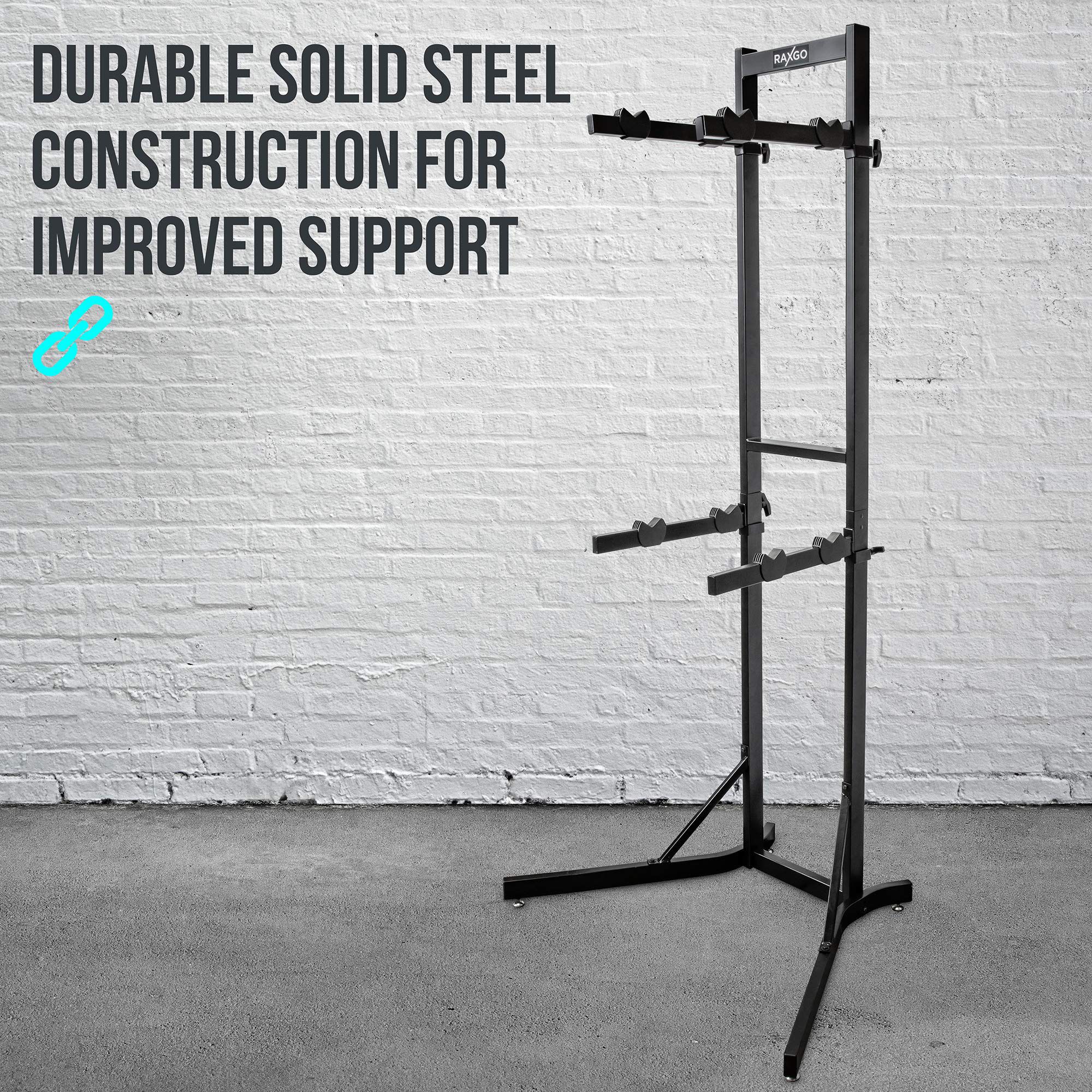 RaxGo Free Standing 4-Bike Garage Rack product image