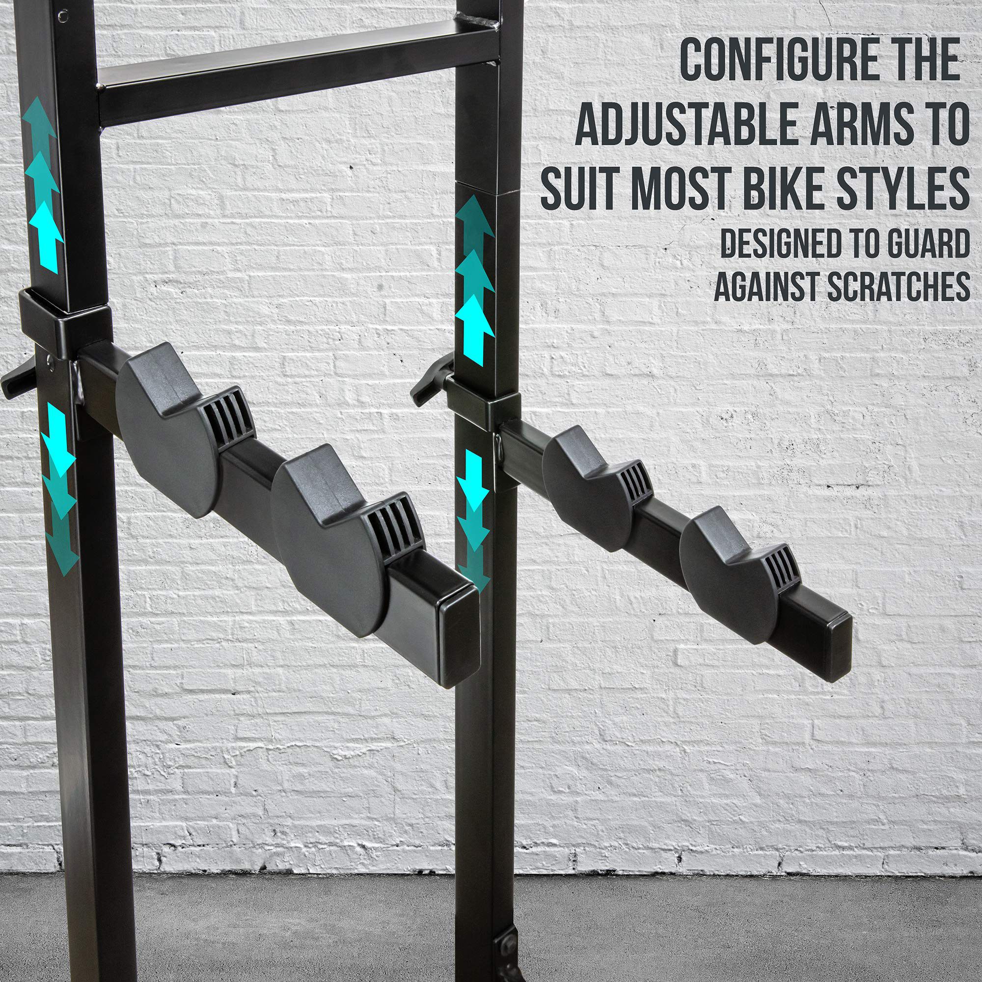 RaxGo Free Standing 4-Bike Garage Rack product image