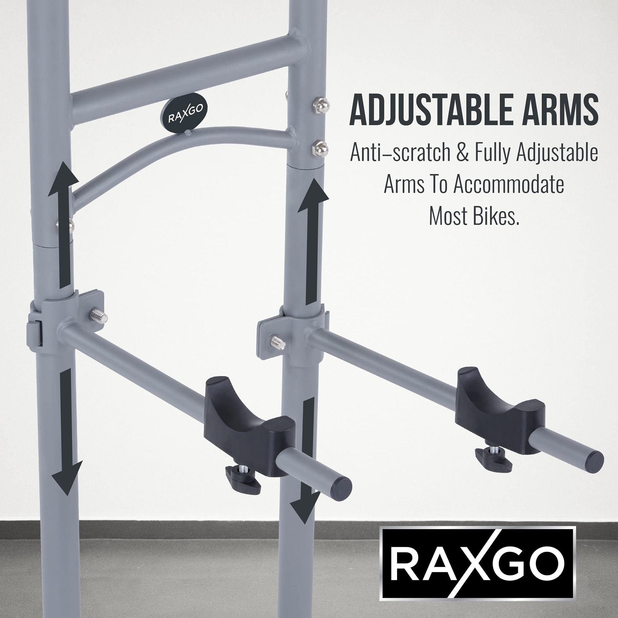 RaxGo Freestanding Dual Bike Storage Rack