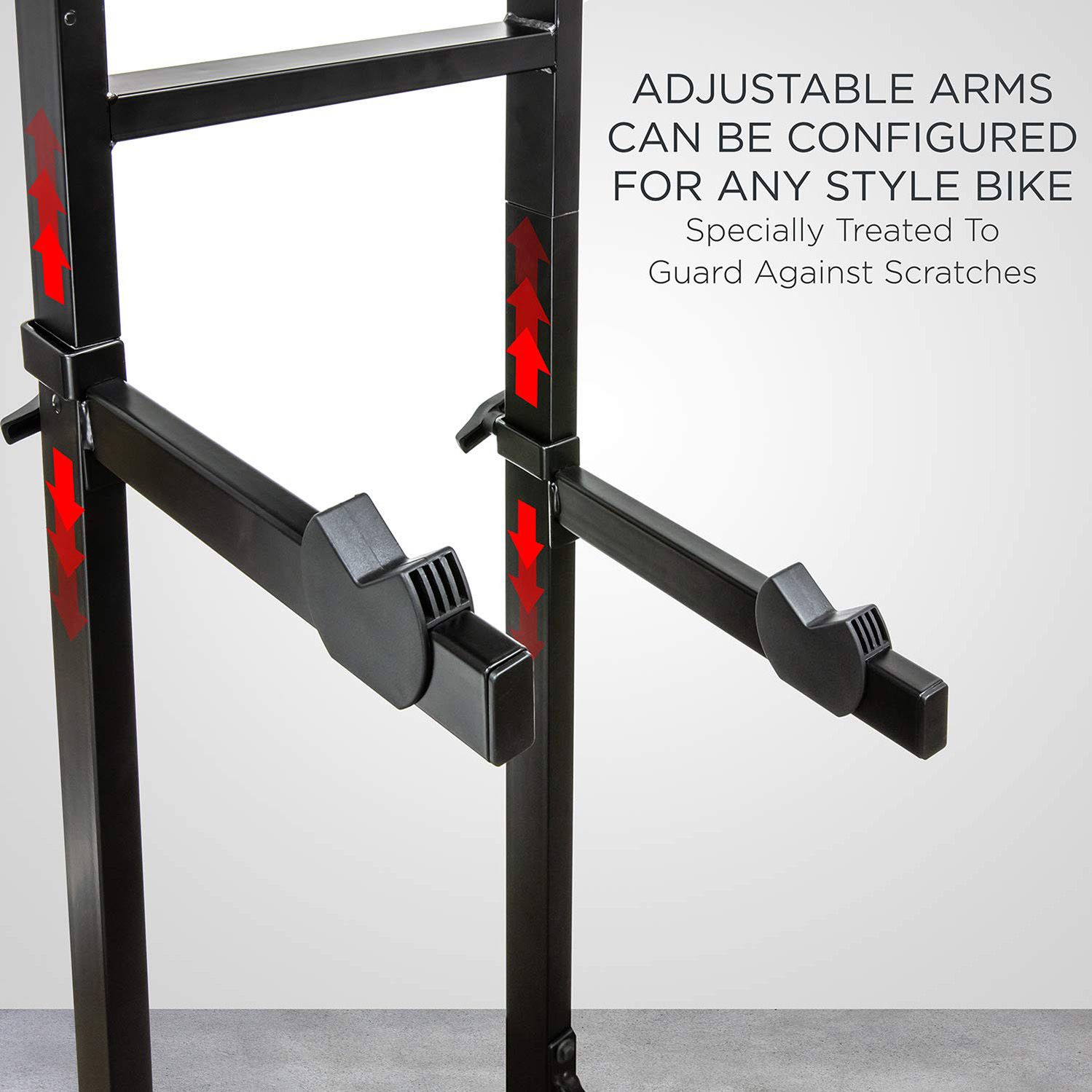RaxGo Free Standing 2-Bike Garage Rack product image