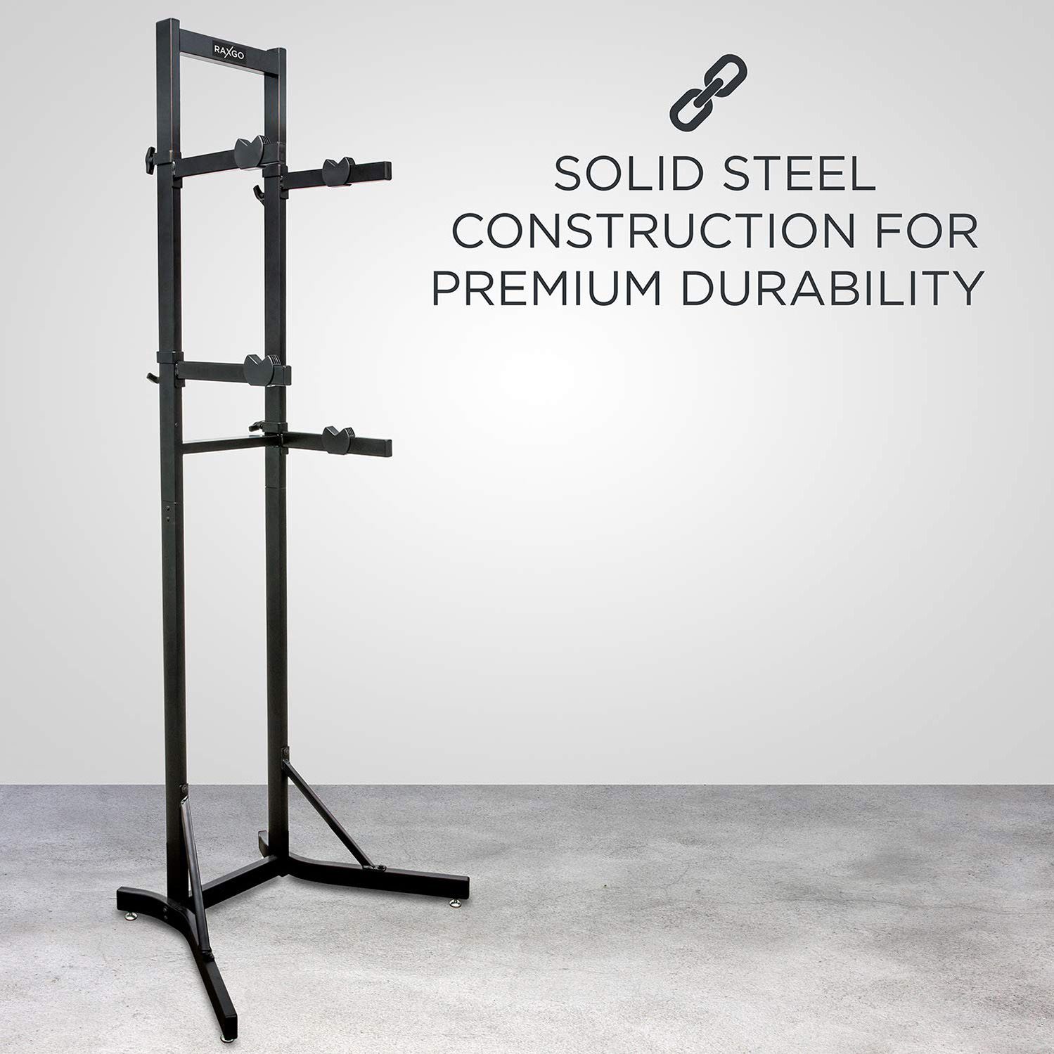 RaxGo Free Standing 2-Bike Garage Rack product image