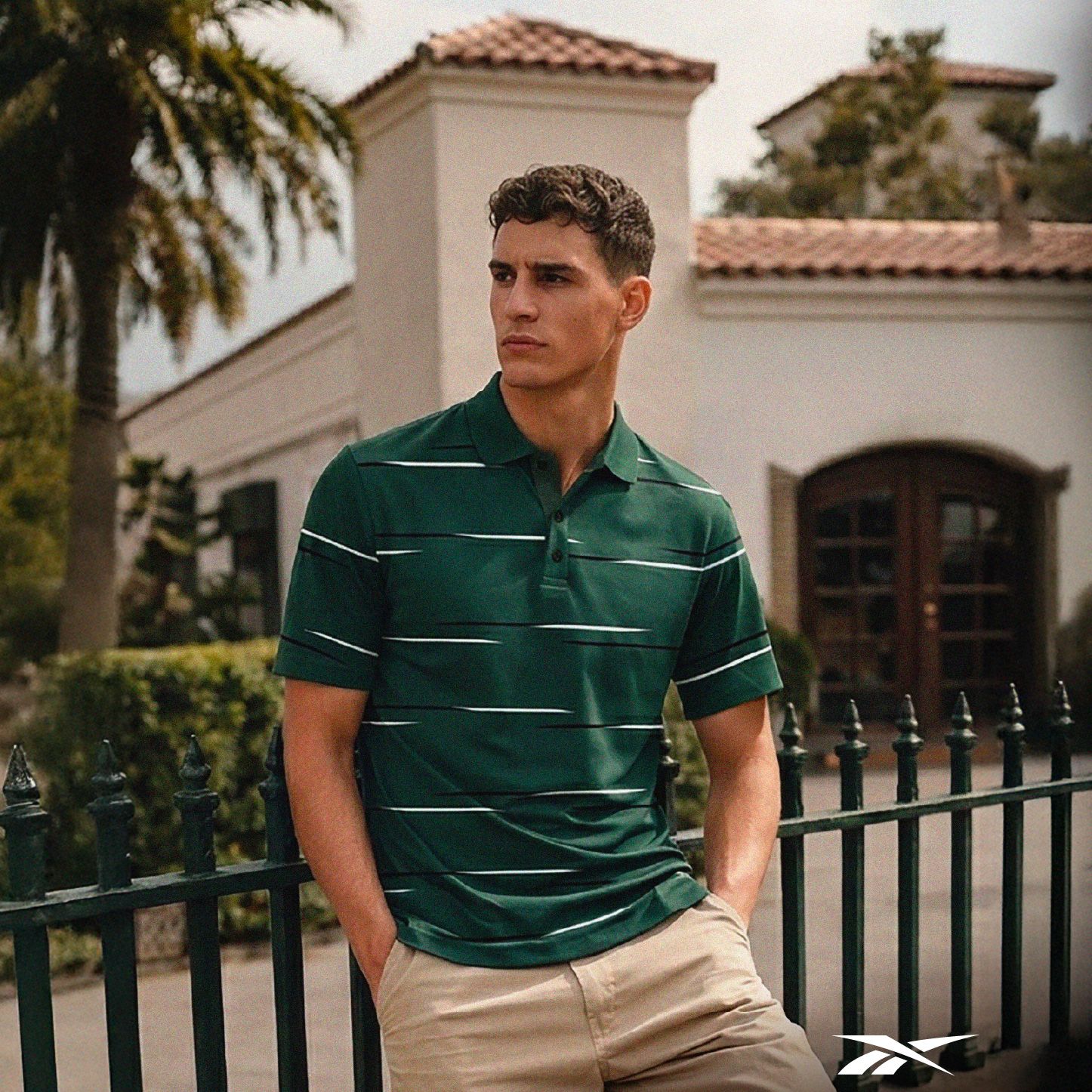 Reebok Men's Golf Flag Stripe Polo product image