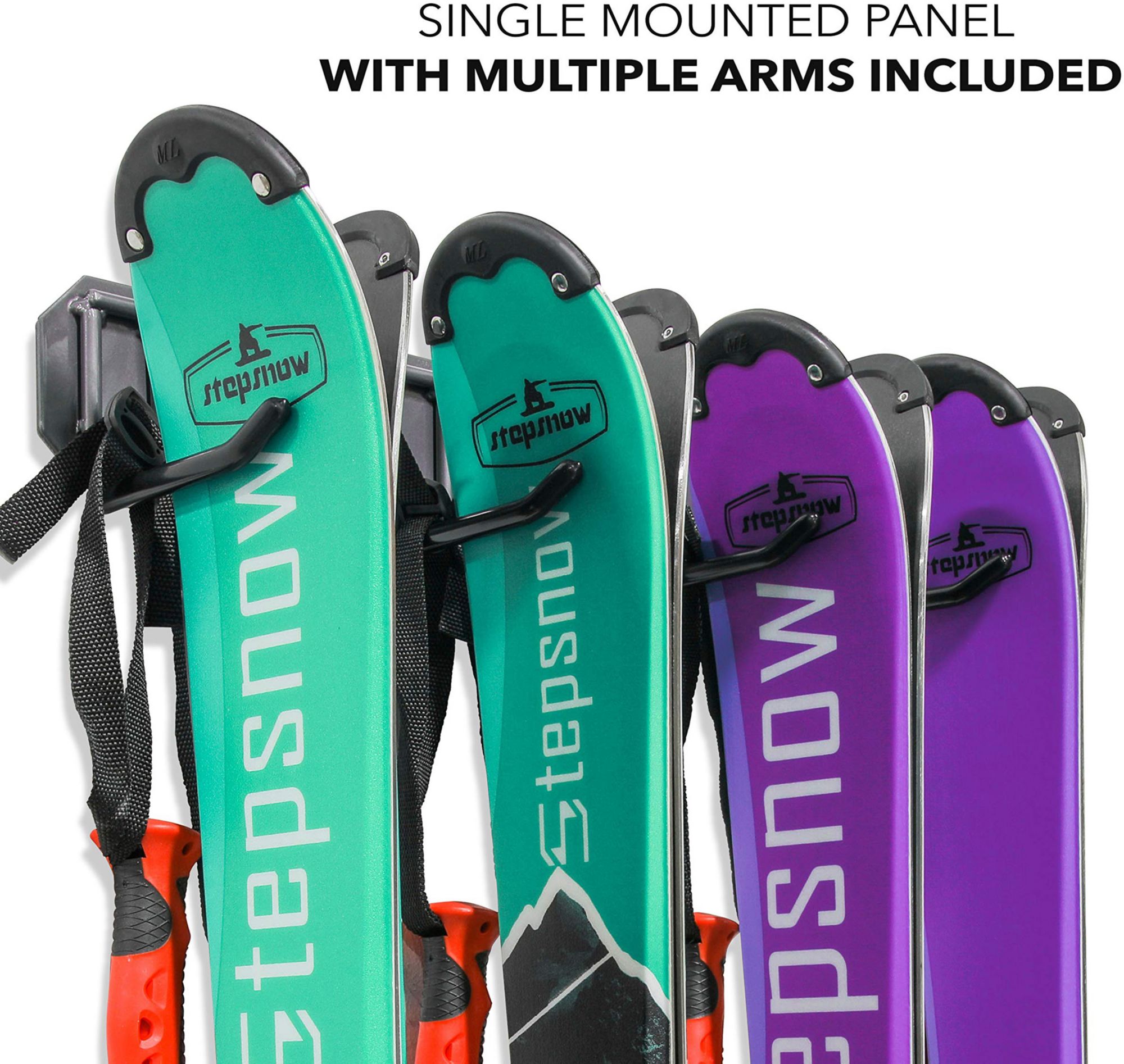 RaxGo Ski Board Rack 4 Hooks product image