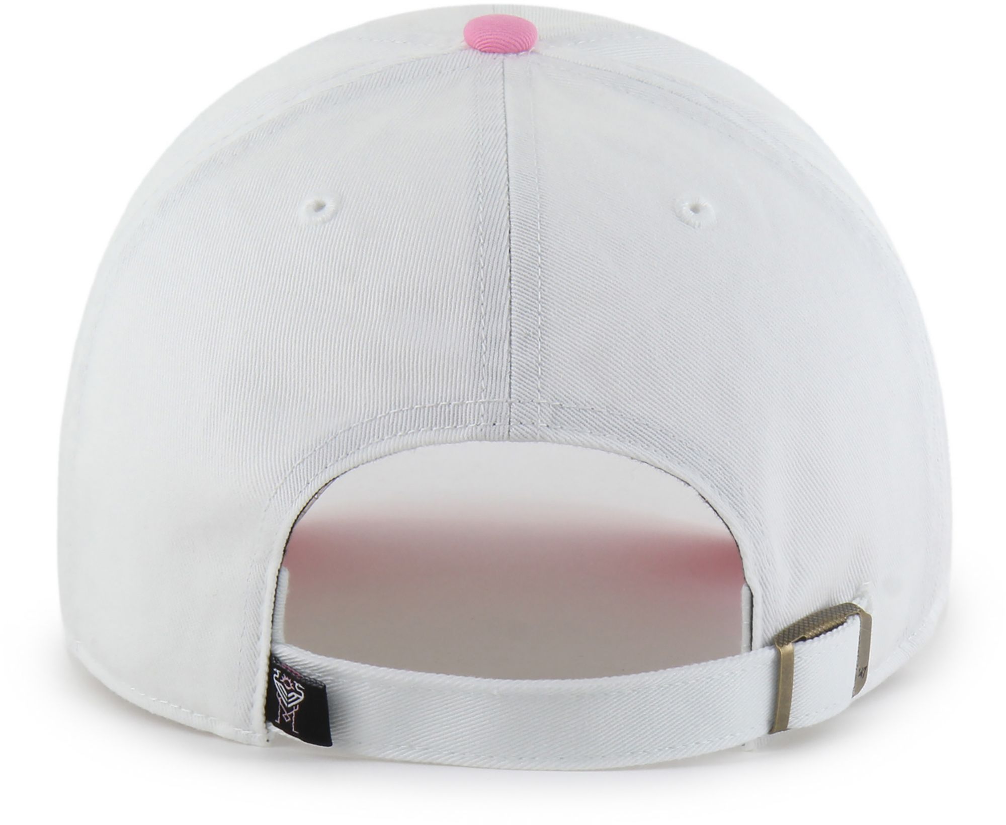 '47 Adult Inter Miami CF White Two Tone Logo Clean Up Adjustable Hat product image