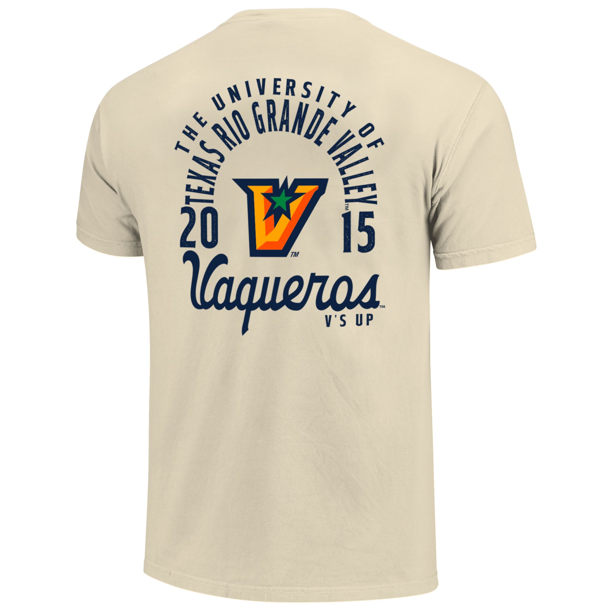 Image One Men's UTRGV Vaqueros Ivory T-Shirt product image