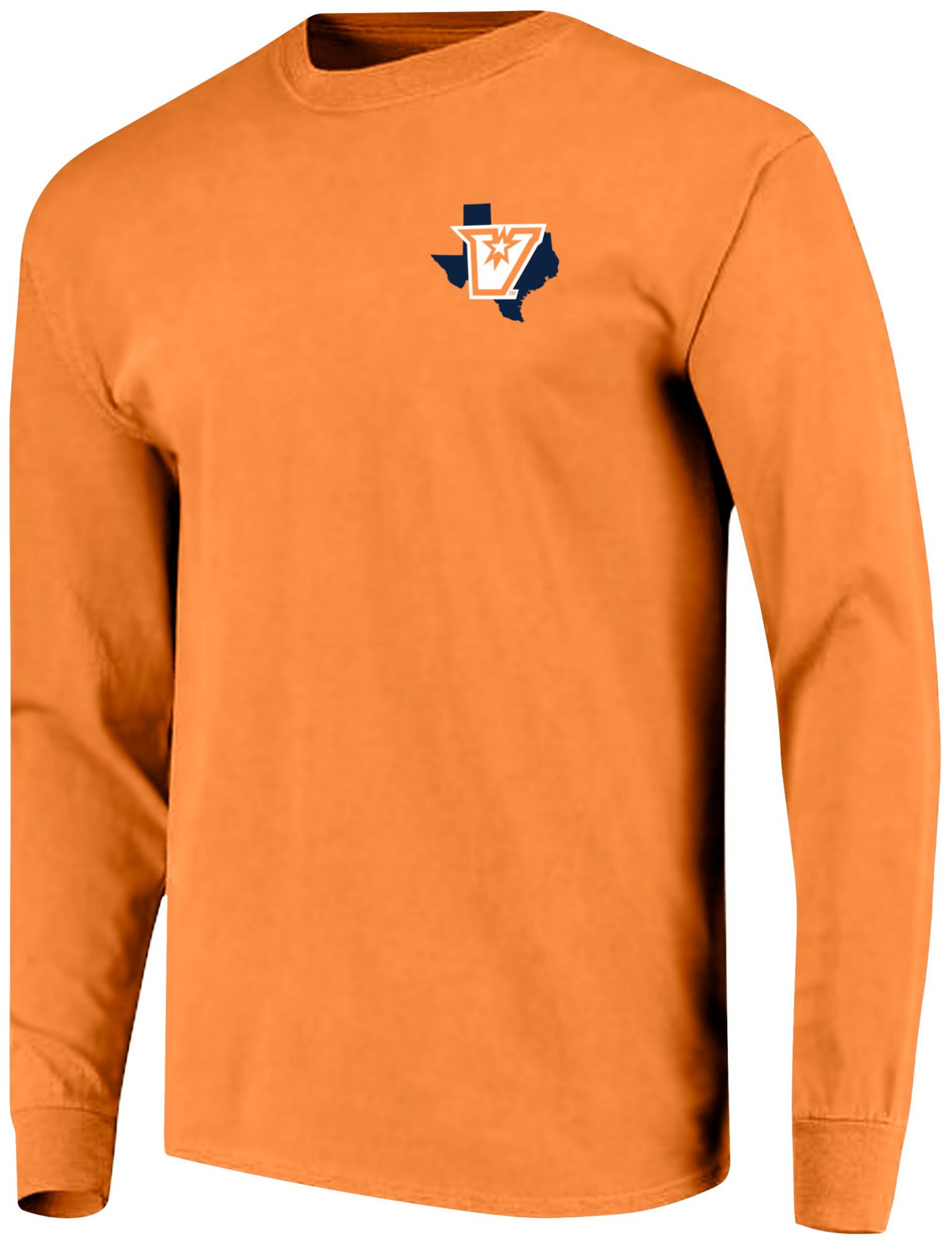 Image One Men's UTRGV Vaqueros Burnt Orange Long Sleeve Shirt product image