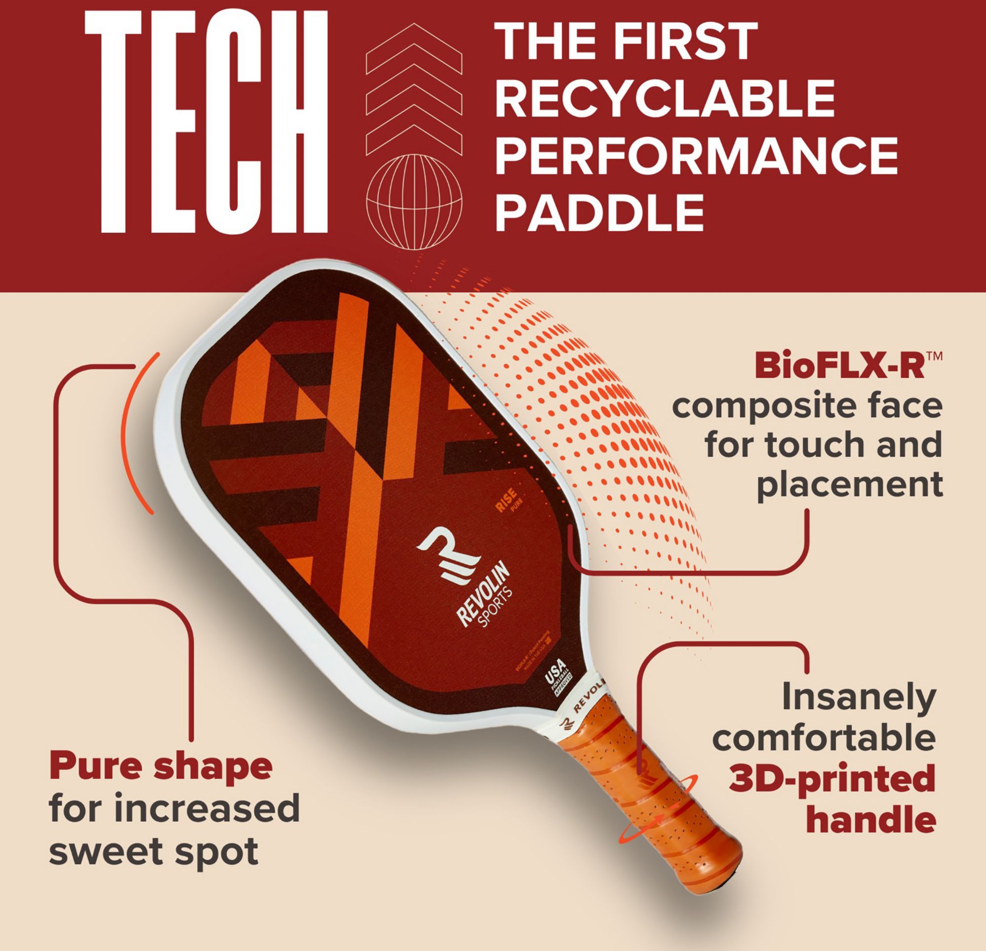 Revolin RISE Pickleball Paddle product image