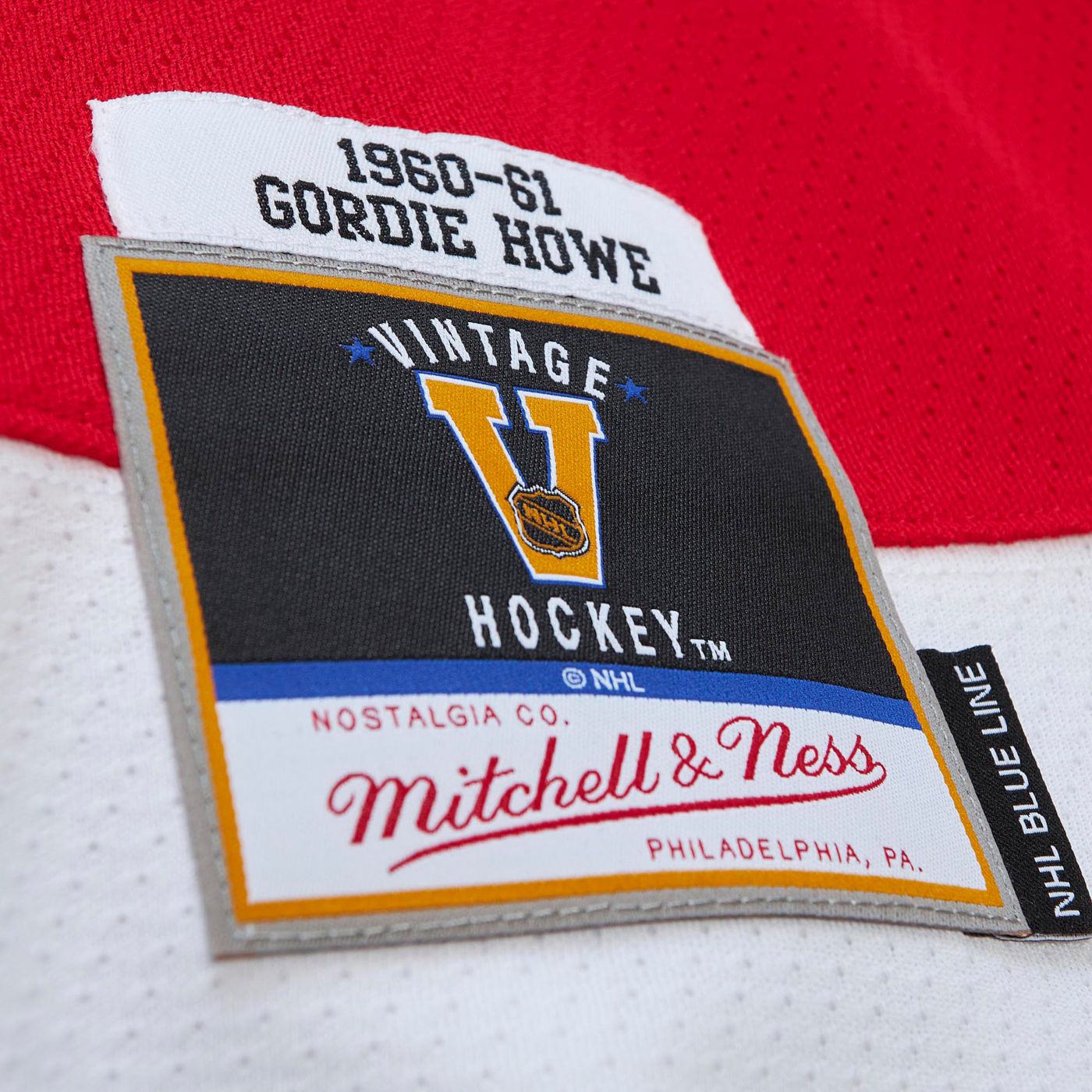 Mitchell Ness Adult Detroit Red Wings Gordie Howe 9 60 Blue Line Jersey Dick s Sporting Goods