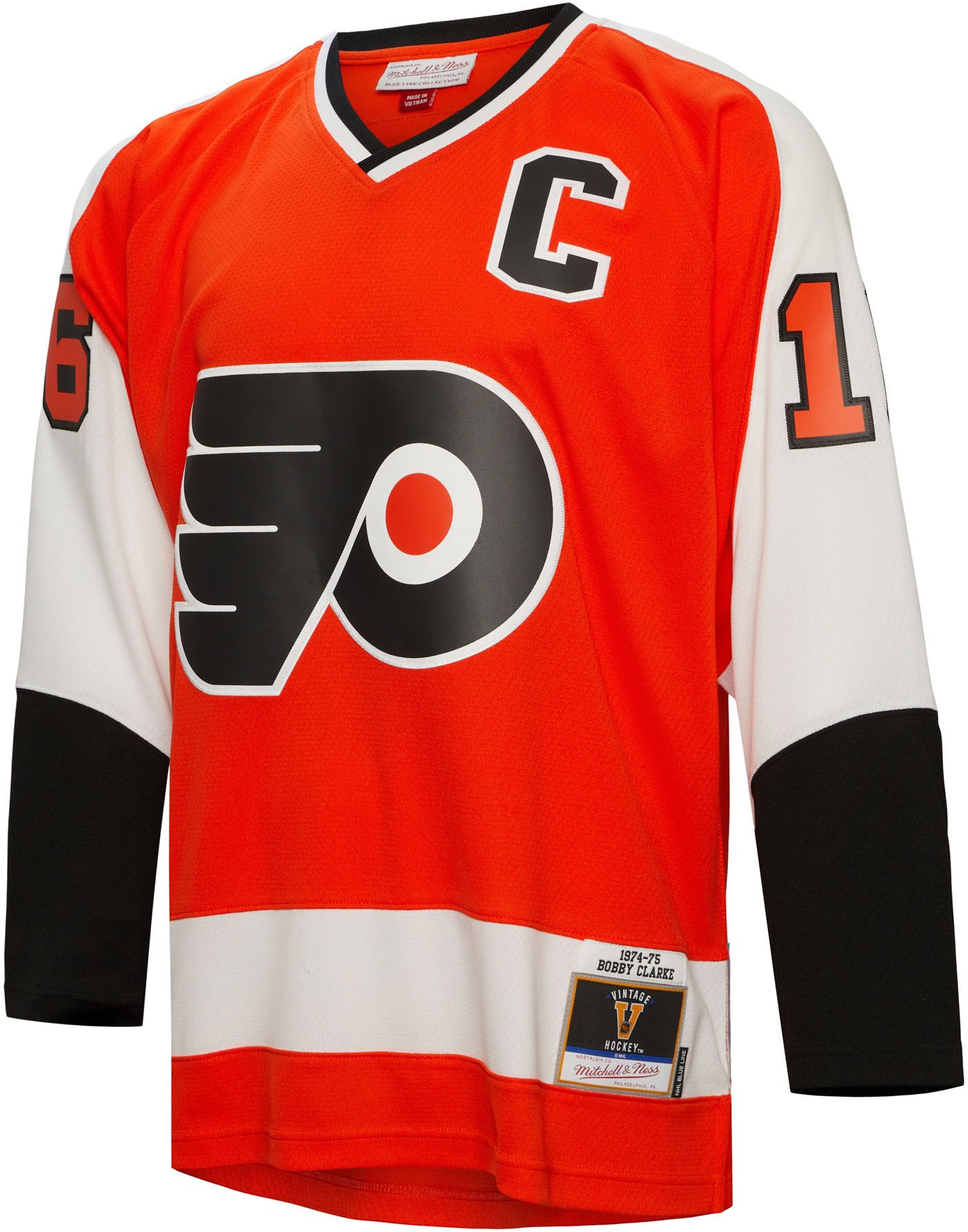 Mitchell & Ness Philadelphia Flyers Bobby Clarke #16 '74 Blue Line Jersey