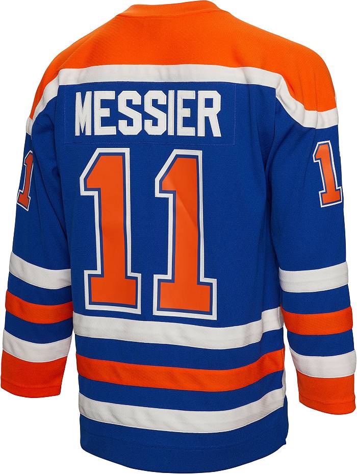 Mitchell & Ness Edmonton Oilers Mark Messier #11 '86 Blue Line Jersey