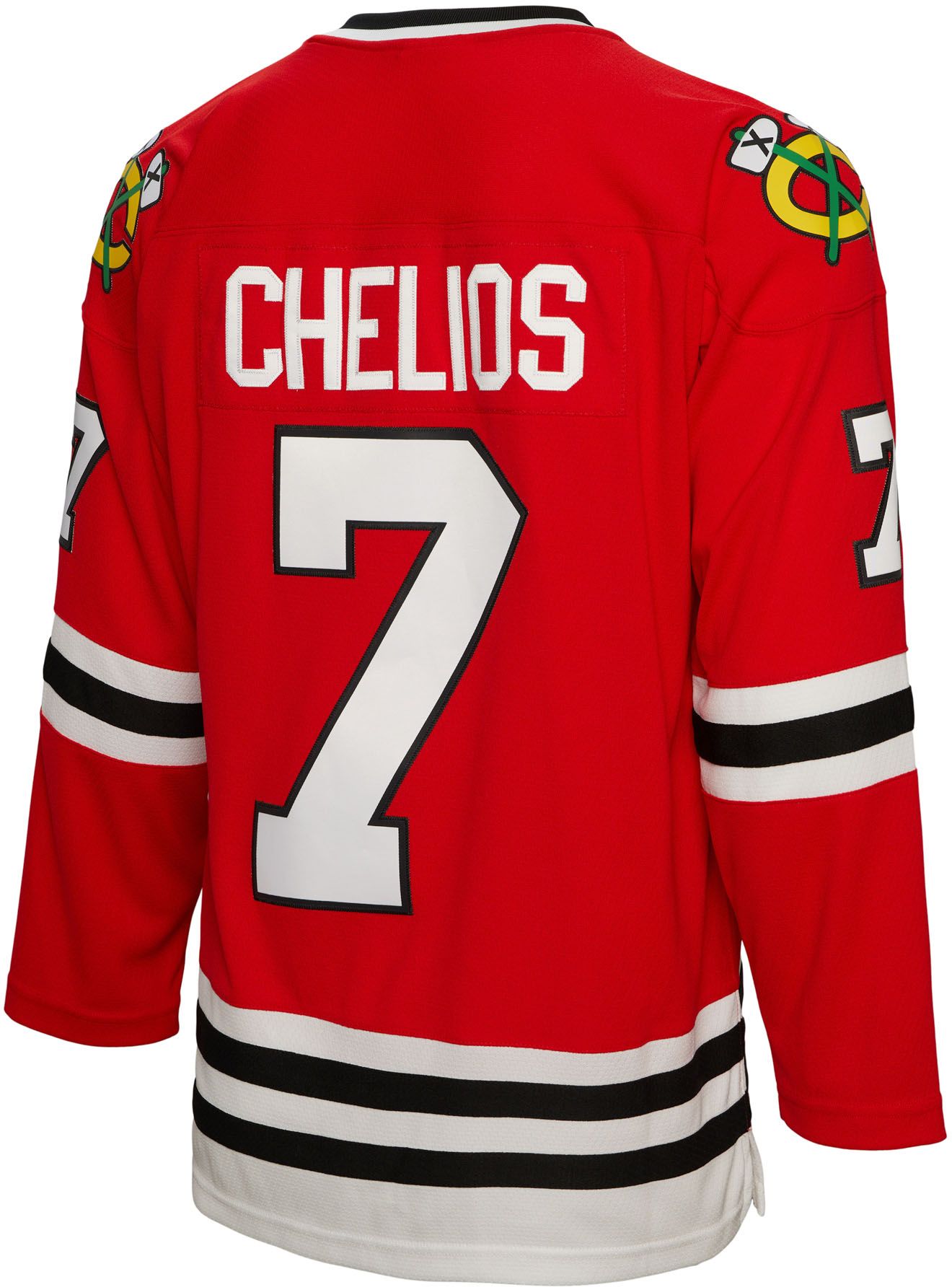 Mitchell & Ness Adult Chicago Blackhawks Chris Chelios #7 '91 Blue Line Jersey product image