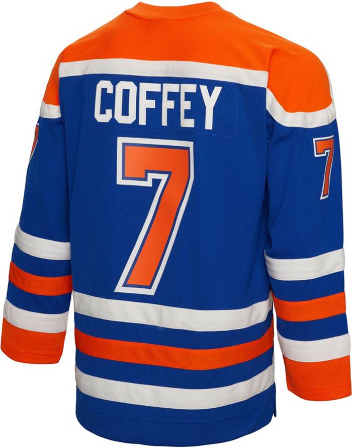 Paul Coffey Edmonton Oilers Adidas Authentic Home NHL Vintage Hockey J