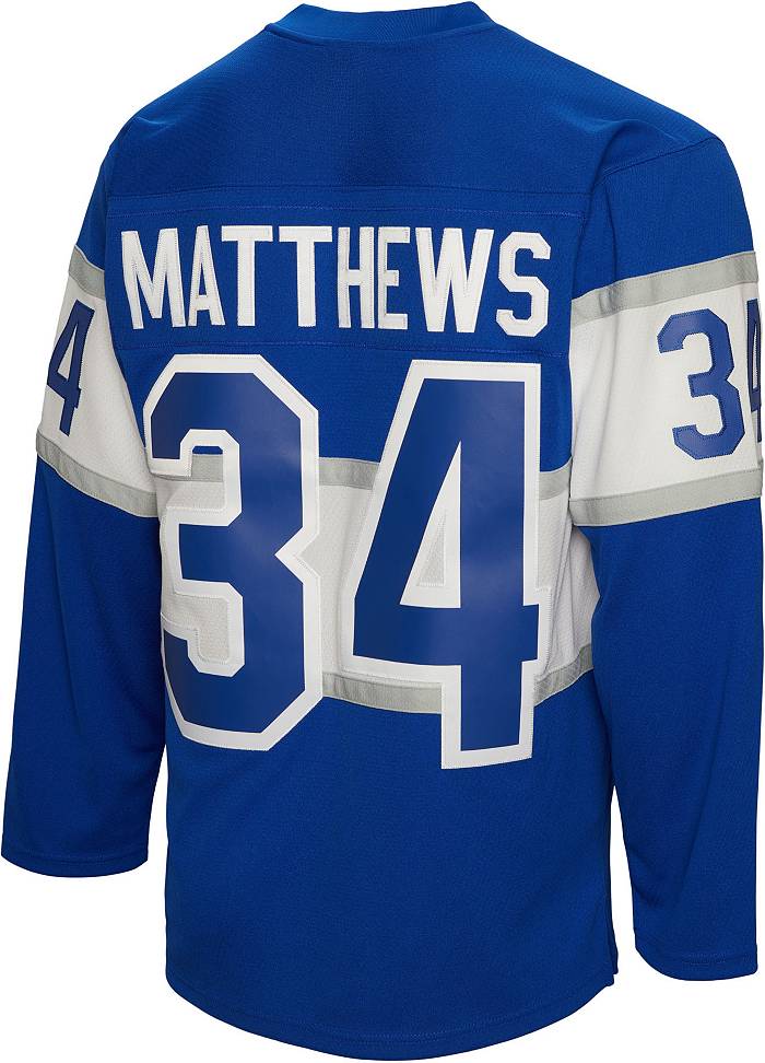 Toronto Style Maple Leafs #34 Auston Matthews Men's Blue/White Jersey  S-3XL