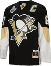 Sidney Crosby Pittsburgh Penguins NHL Mitchell & Ness Men's Black 2008 Blue Line Authentic Jersey M (40)