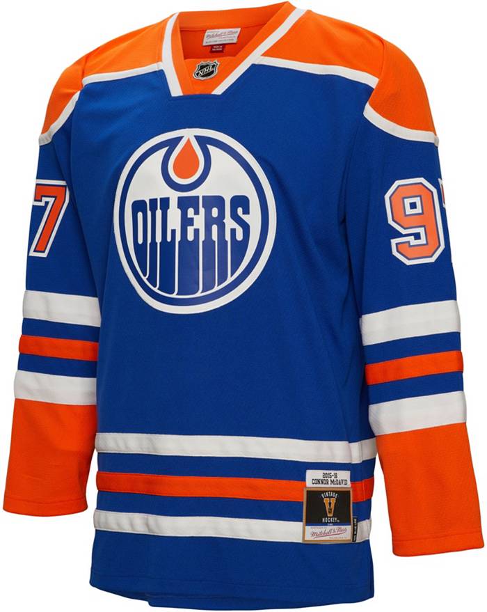 Mitchell & Ness Edmonton Oilers Paul Coffey #7 '86 Blue Line Jersey