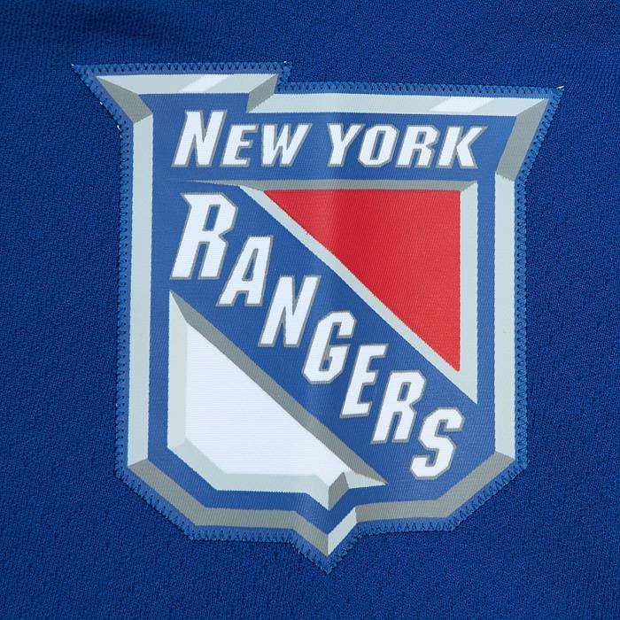 Men's New York Rangers Wayne Gretzky adidas Blue Authentic Heroes of Hockey  Throwback Jersey