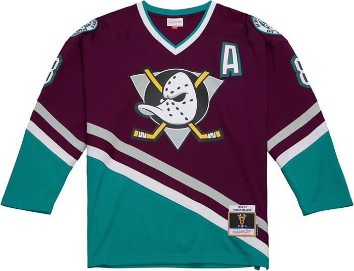 Teemu Selanne Anaheim Ducks Adidas Authentic Home NHL Vintage Hockey J